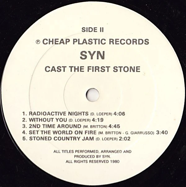 Syn - Cast The First Stone (LP, Album) (Near Mint (NM or M-)) - Image 4