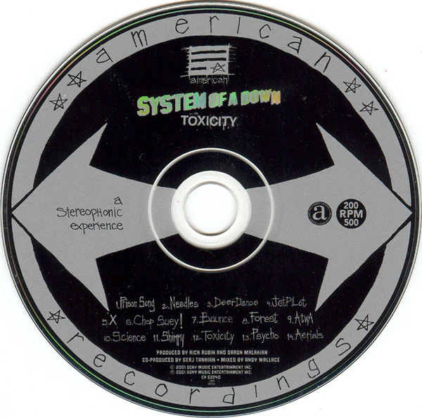 System Of A Down - Toxicity (CD, Album) (Very Good Plus (VG+)) - Image 4