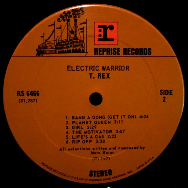 T. Rex - Electric Warrior (LP, Album, Pit) (Very Good Plus (VG+)) - Image 5