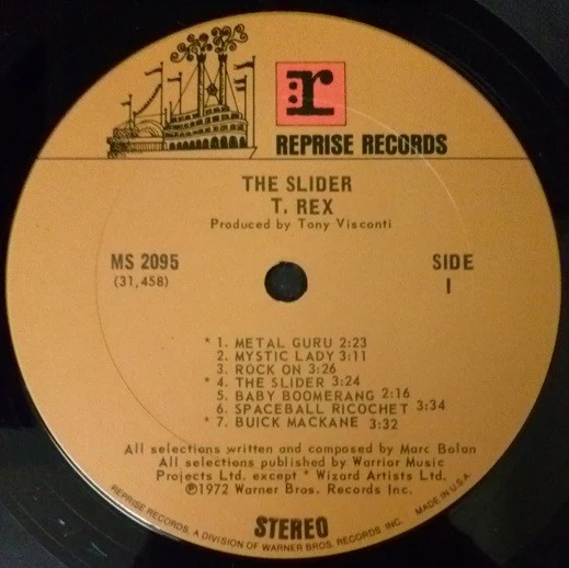 T. Rex - The Slider (LP, Album, Pit) (Very Good Plus (VG+)) - Image 4