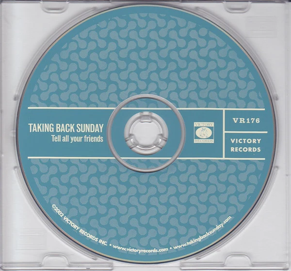 Taking Back Sunday - Tell All Your Friends (CD, Album) (Very Good Plus (VG+)) - Image 3