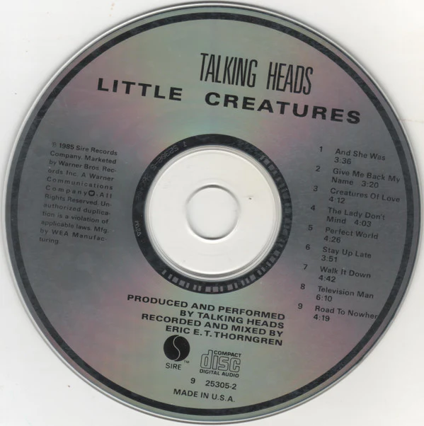 Talking Heads - Little Creatures (CD, Album, RE, SRC) (Near Mint (NM or M-)) - Image 3