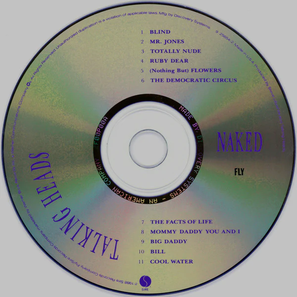 Talking Heads - Naked (CD, Album) (Very Good Plus (VG+)) - Image 2