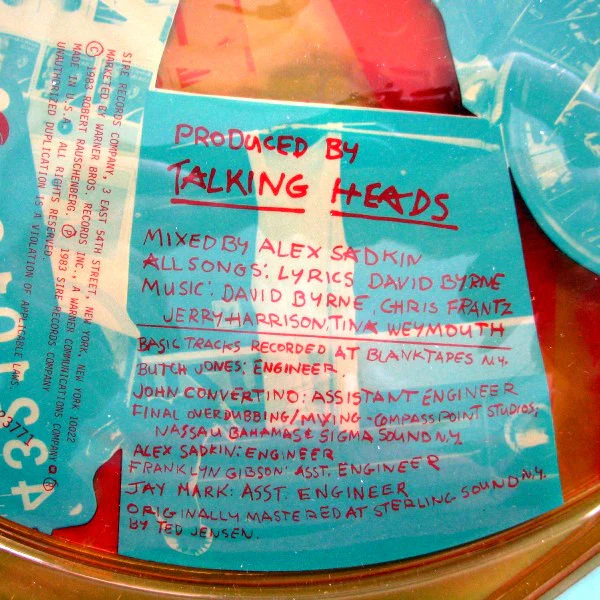 Talking Heads - Speaking In Tongues (LP, Album, Ltd, Cle) (Very Good Plus (VG+)) - Image 3