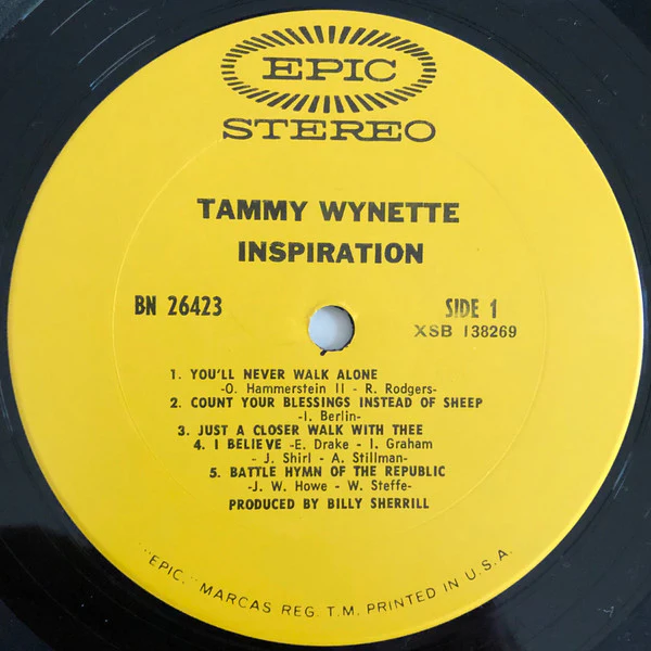 Tammy Wynette - Inspiration (LP, Album, Ter) (Very Good Plus (VG+)) - Image 3