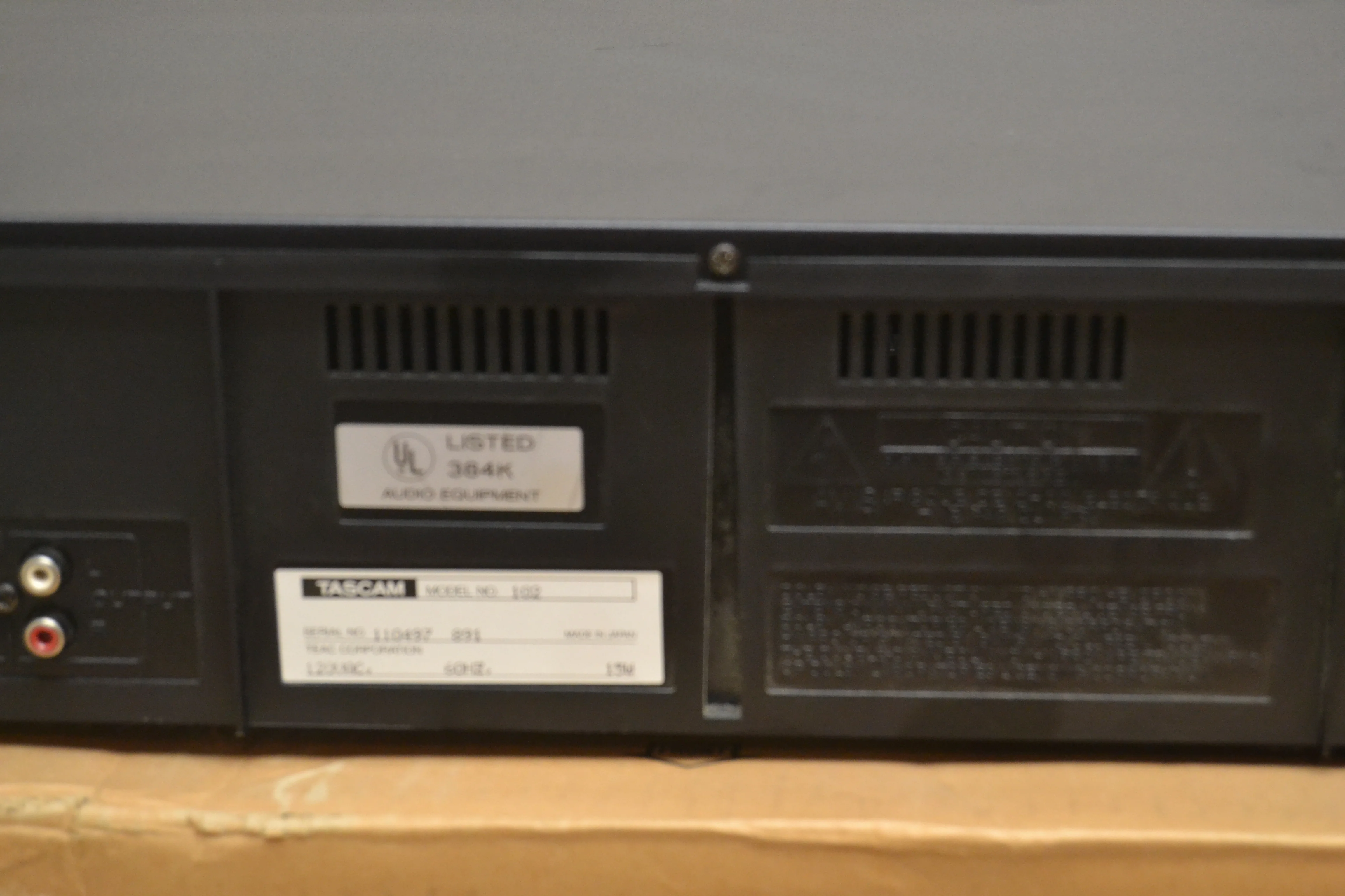 Tascam 102 Single Cassette Deck * Box * Manual - Image 11