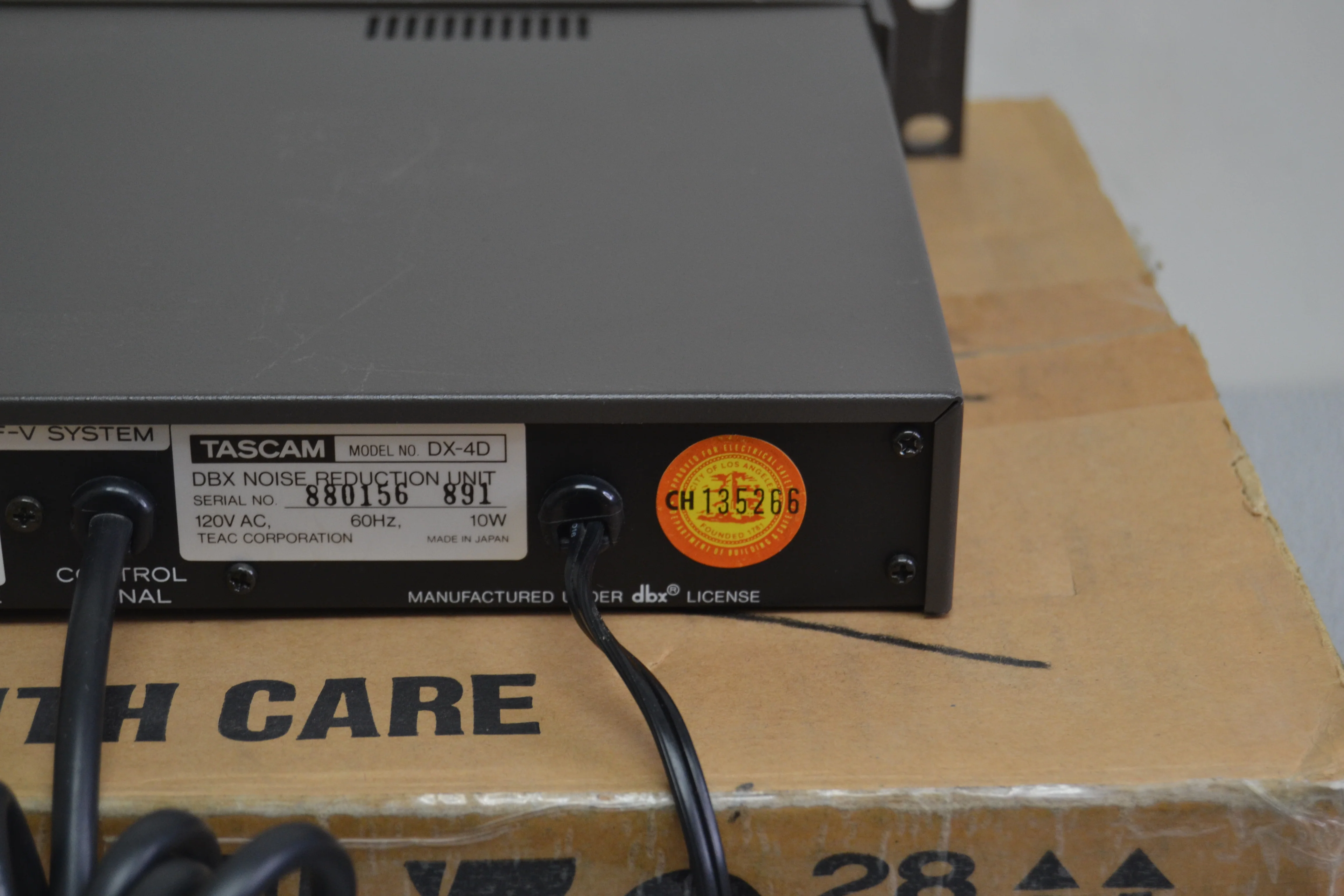 Tascam DX-4D DBX Noise Reduction System (1982-89) * Box * Manual - Image 13