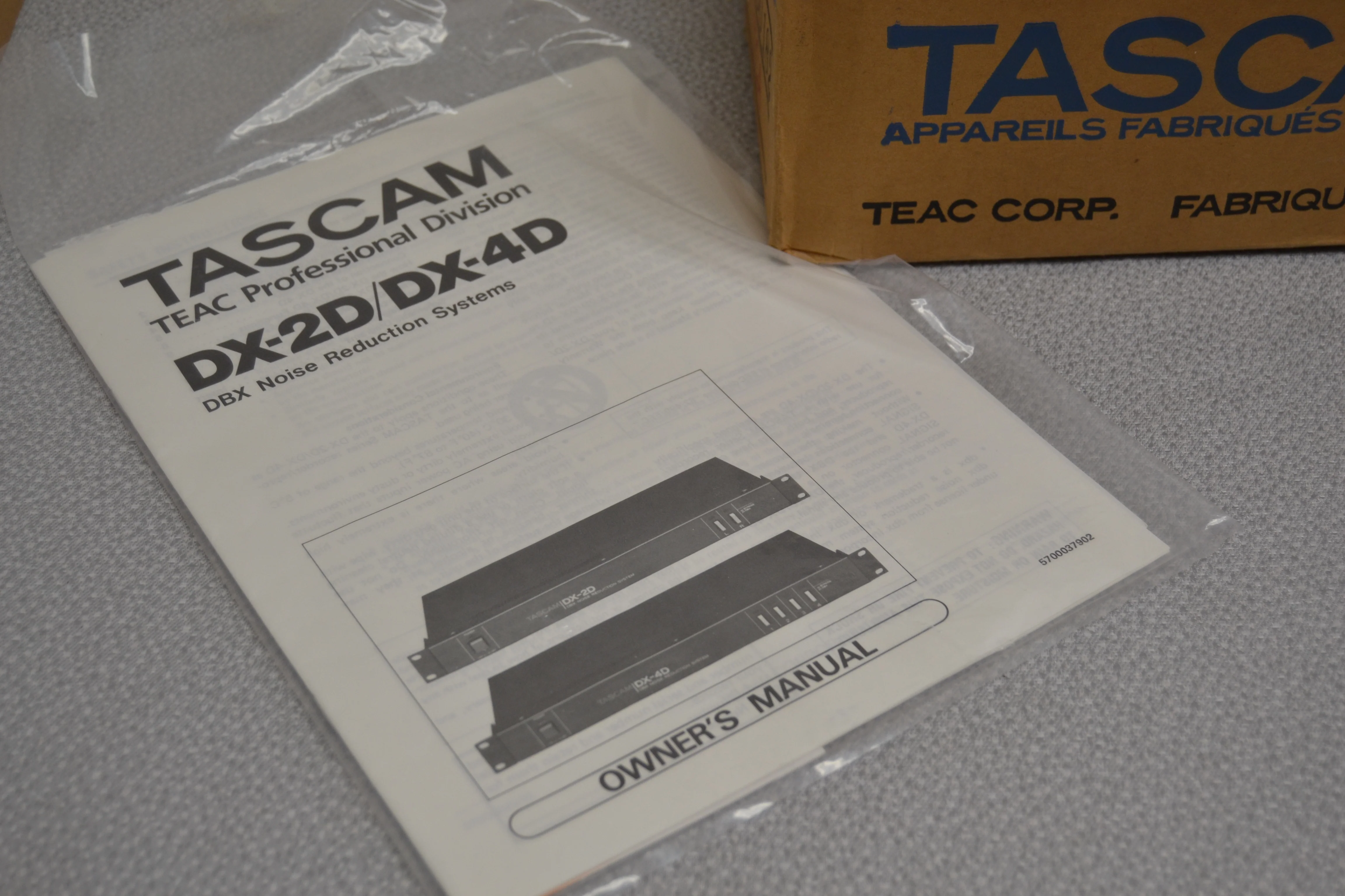 Tascam DX-4D DBX Noise Reduction System (1982-89) * Box * Manual - Image 14