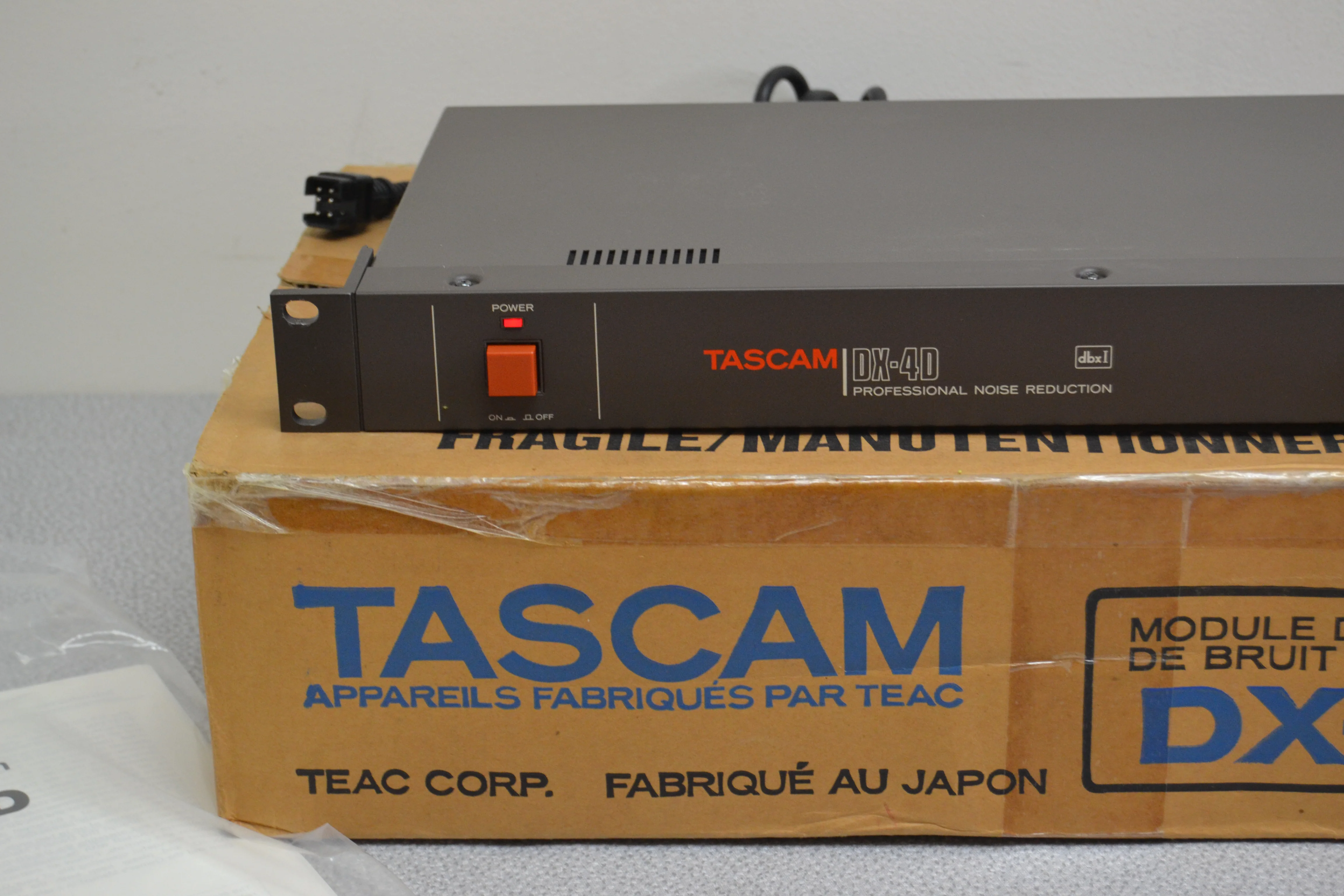 Tascam DX-4D DBX Noise Reduction System (1982-89) * Box * Manual - Image 2