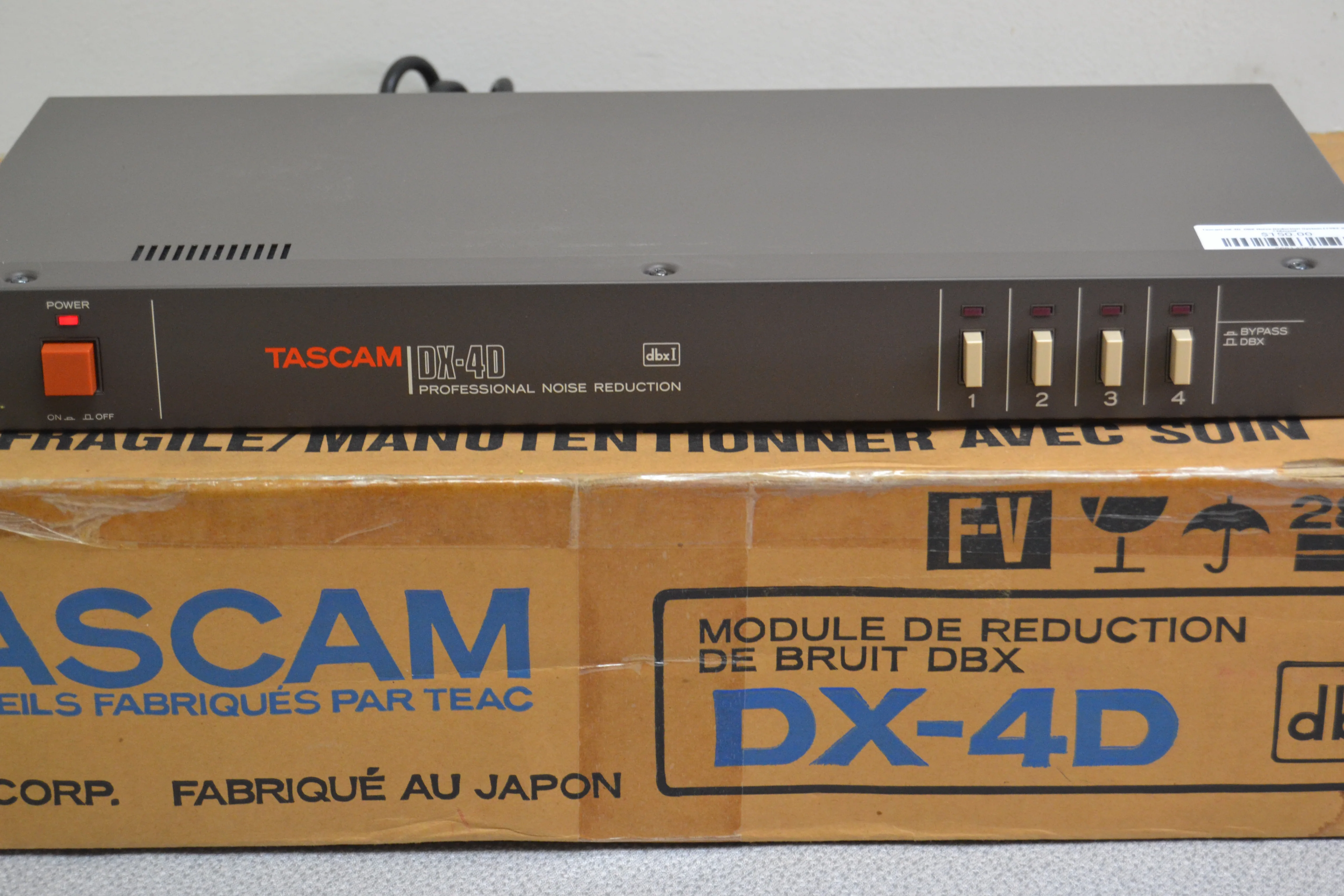 Tascam DX-4D DBX Noise Reduction System (1982-89) * Box * Manual - Image 3