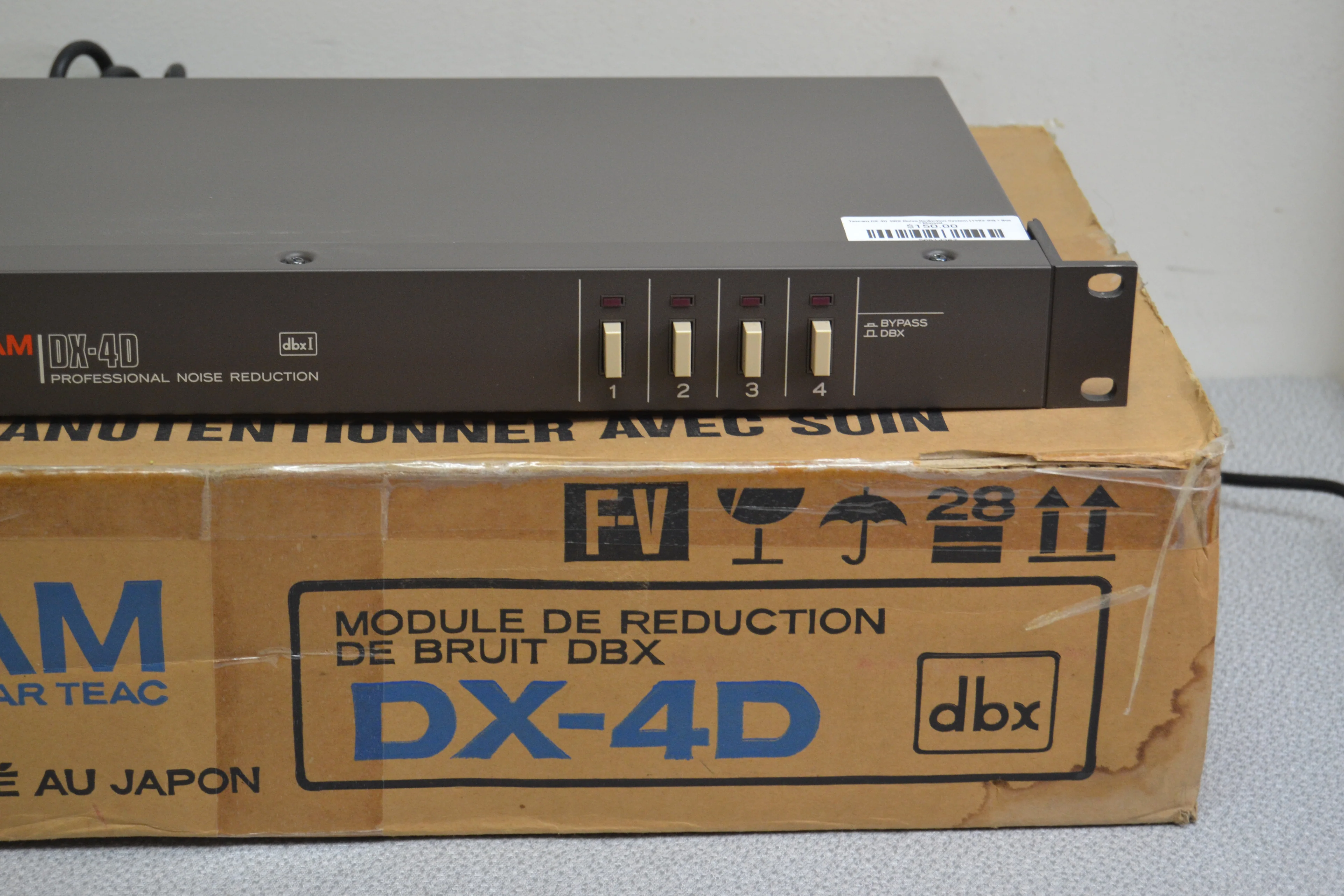 Tascam DX-4D DBX Noise Reduction System (1982-89) * Box * Manual - Image 4