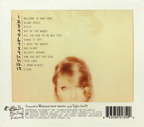 Taylor Swift - 1989 (CD, Album, Sli) (Near Mint (NM or M-)) - Image 2