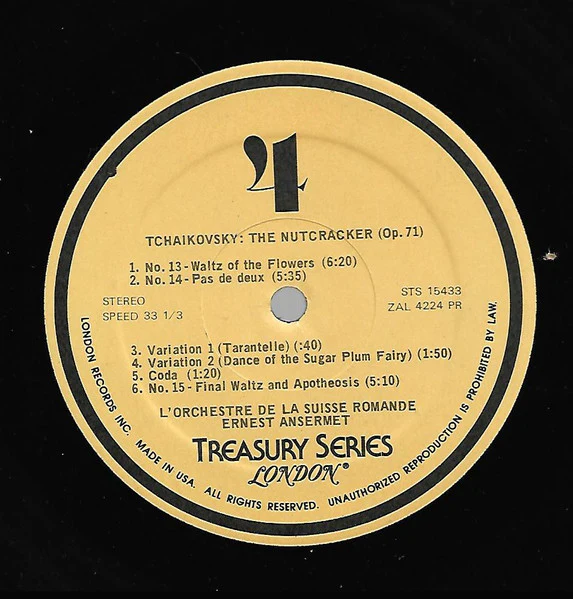 Tchaikovsky*, Ernest Ansermet, L'Orchestre De La Suisse Romande - The Nutcracker (Complete Ballet) (2xLP, RE, RP) (Near Mint (NM or M-)) - Image 5
