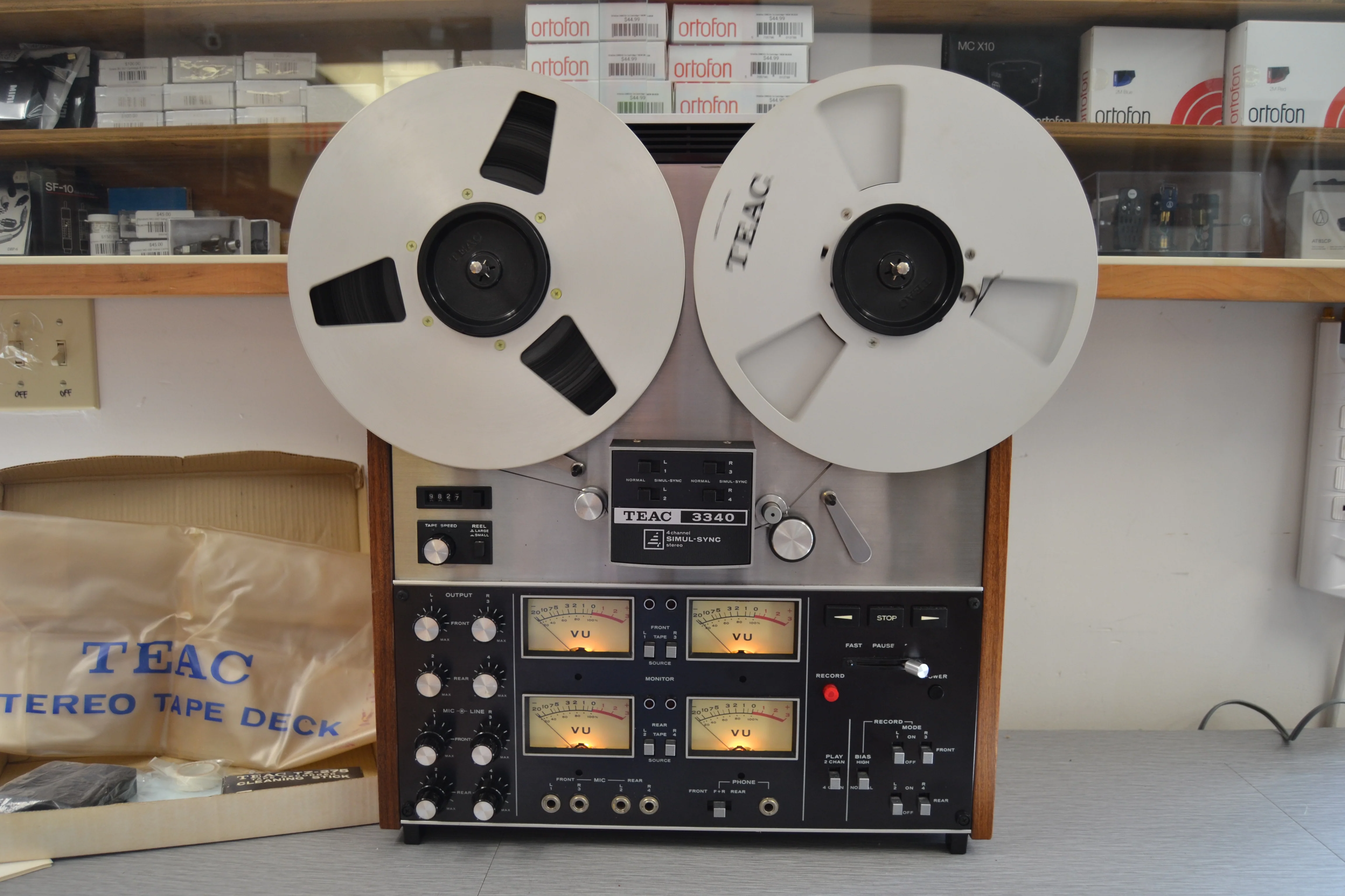 Teac 3340 Reel to Reel 4 Channel Simul-Sync Stereo Tape Deck