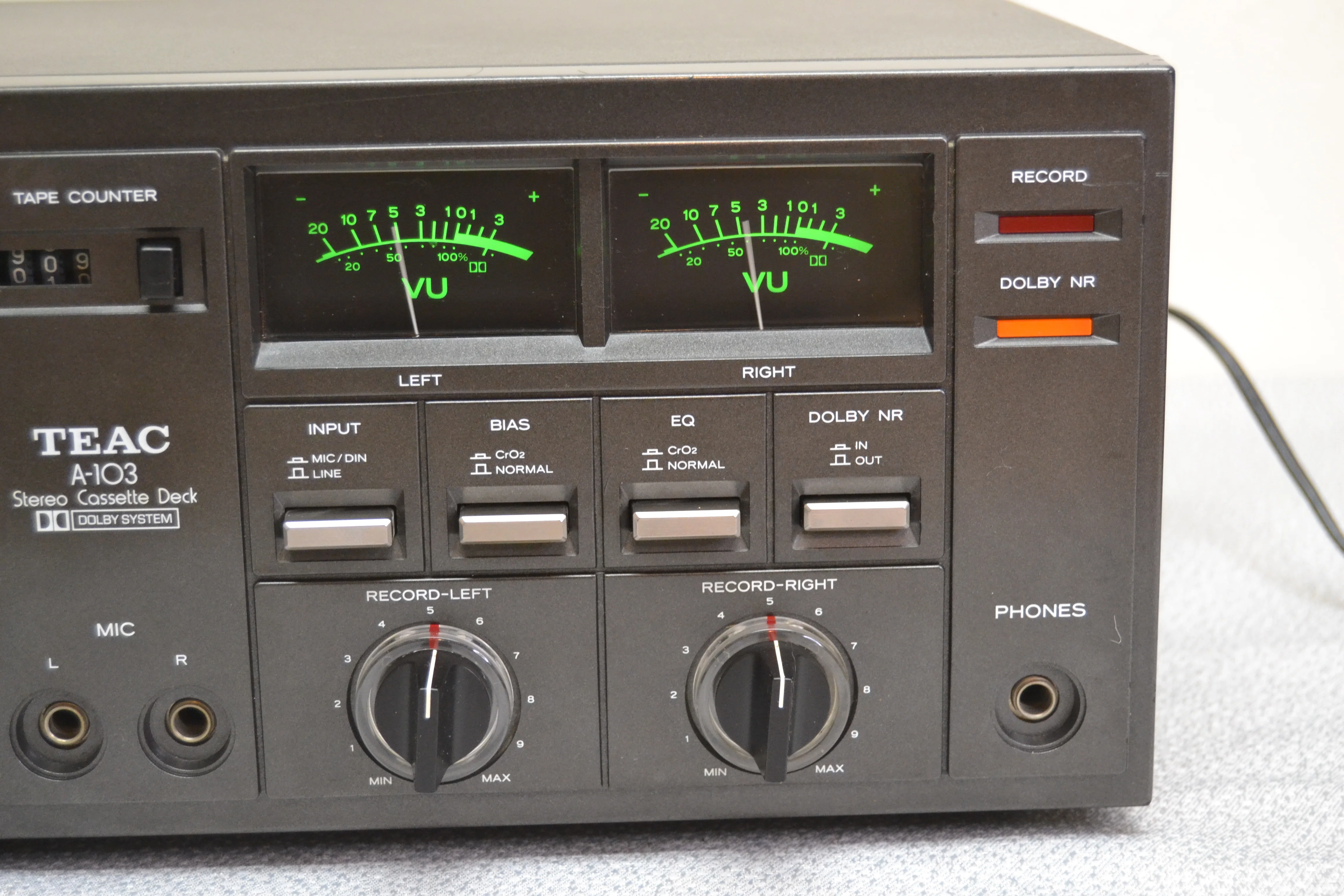 Teac A-103 Single Cassette Deck * Fully Serviced * New Belts - Image 4