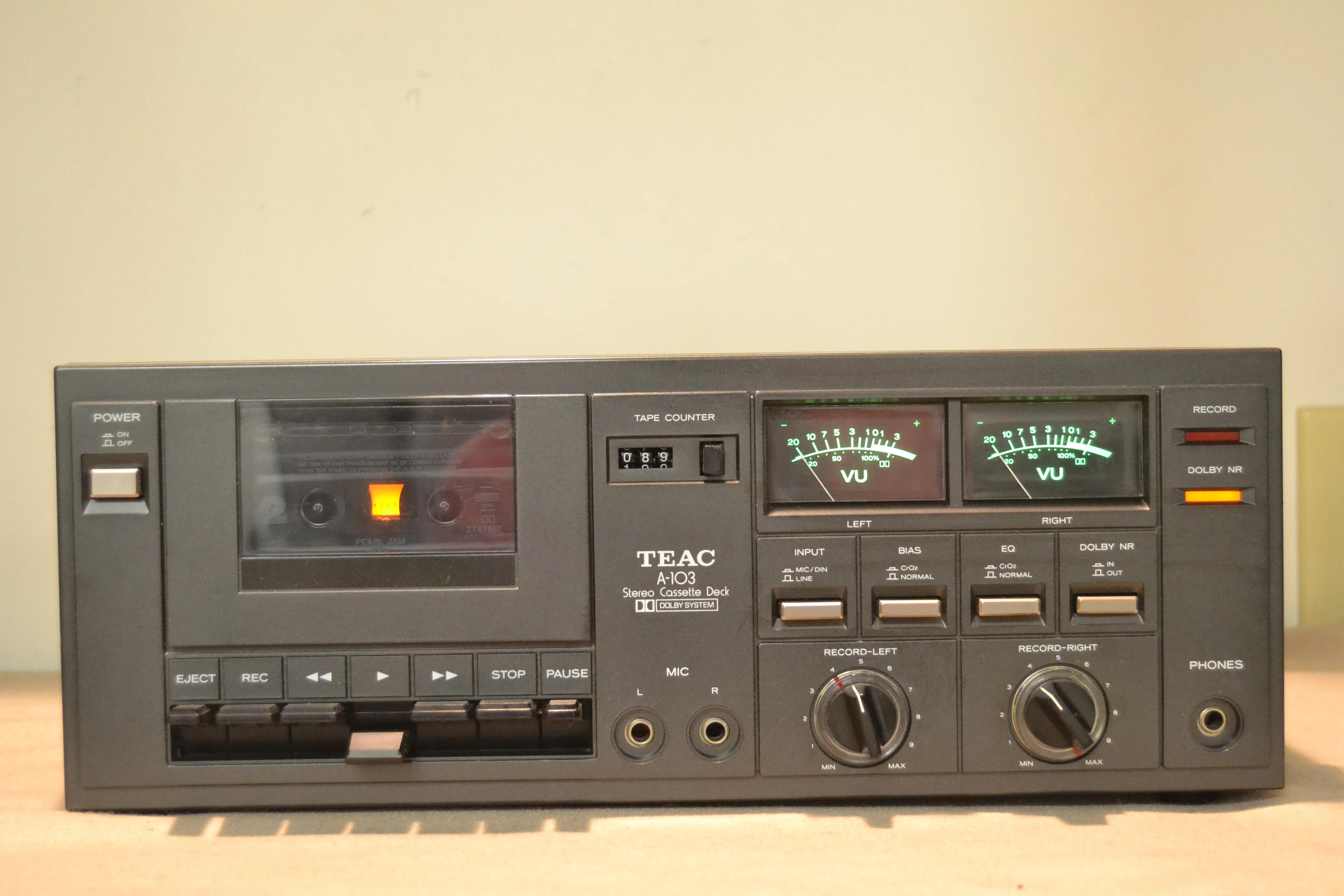 Teac A-103 Single Cassette Deck * Fully Serviced * New Belts