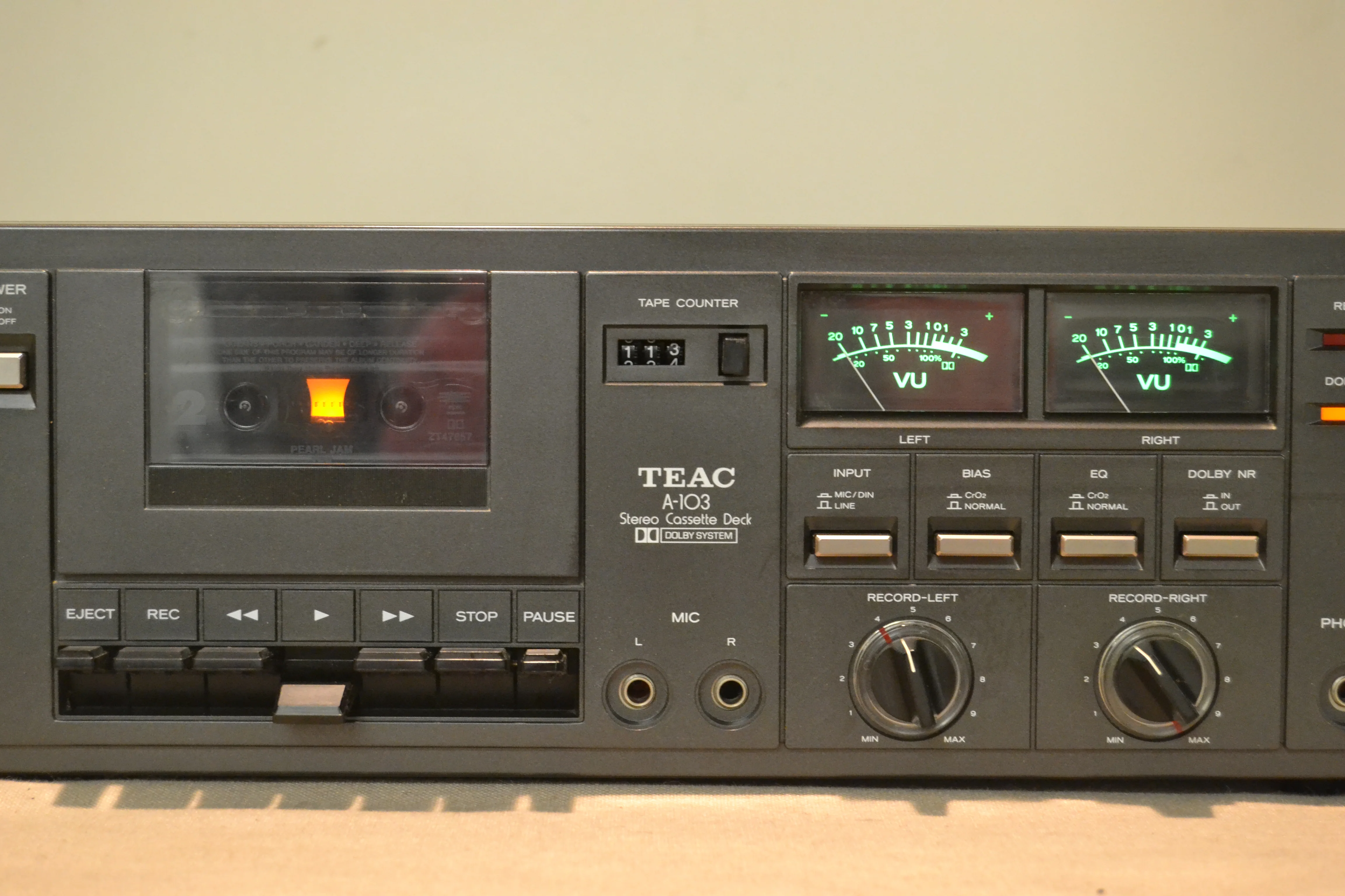 Teac A-103 Single Cassette Deck * Fully Serviced * New Belts - Image 4