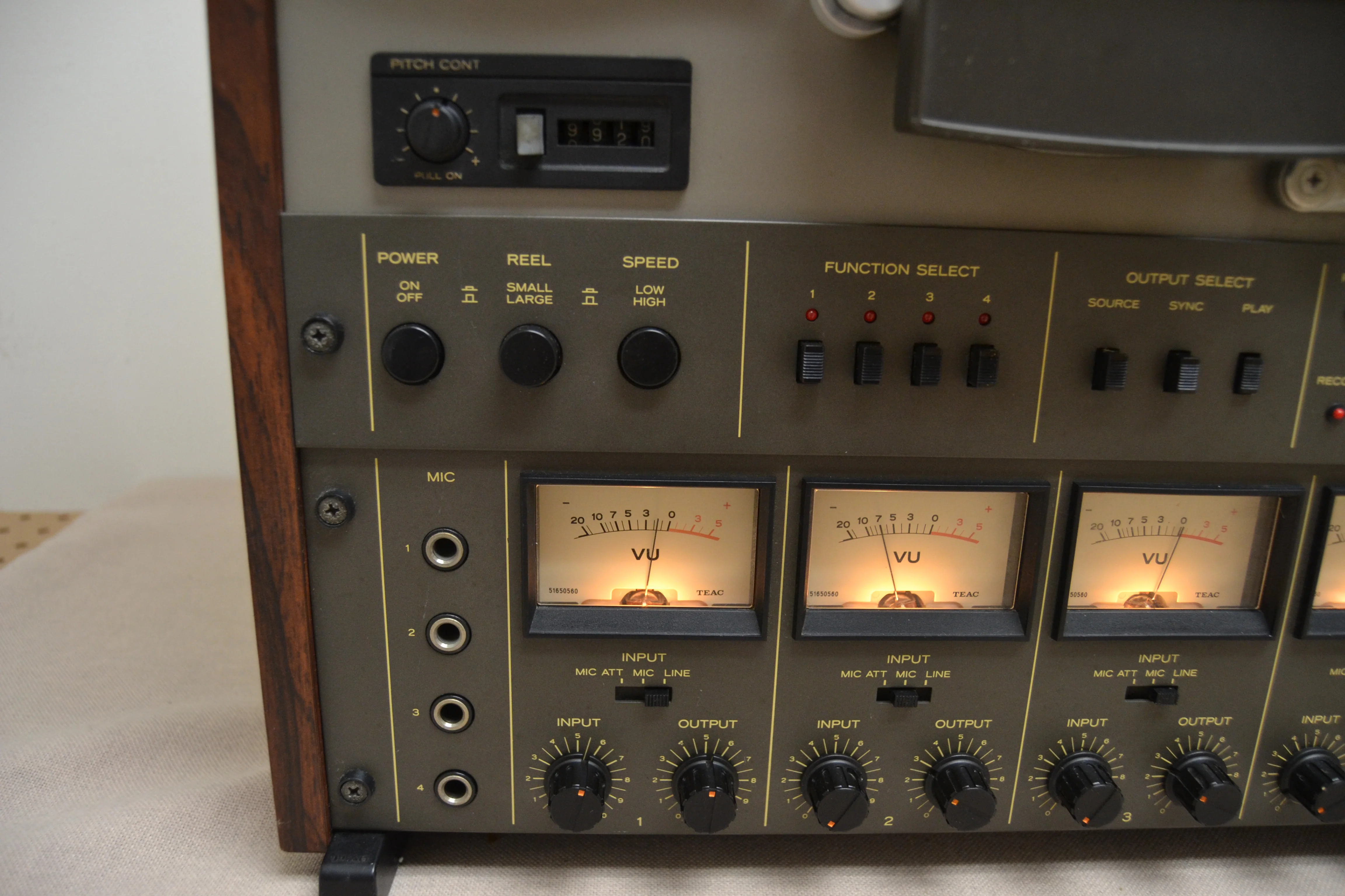 TEAC A-3440 4-Channel Multitrack Tape Deck with Simul-Sync (1979-85) * Fully Serviced * - Image 3