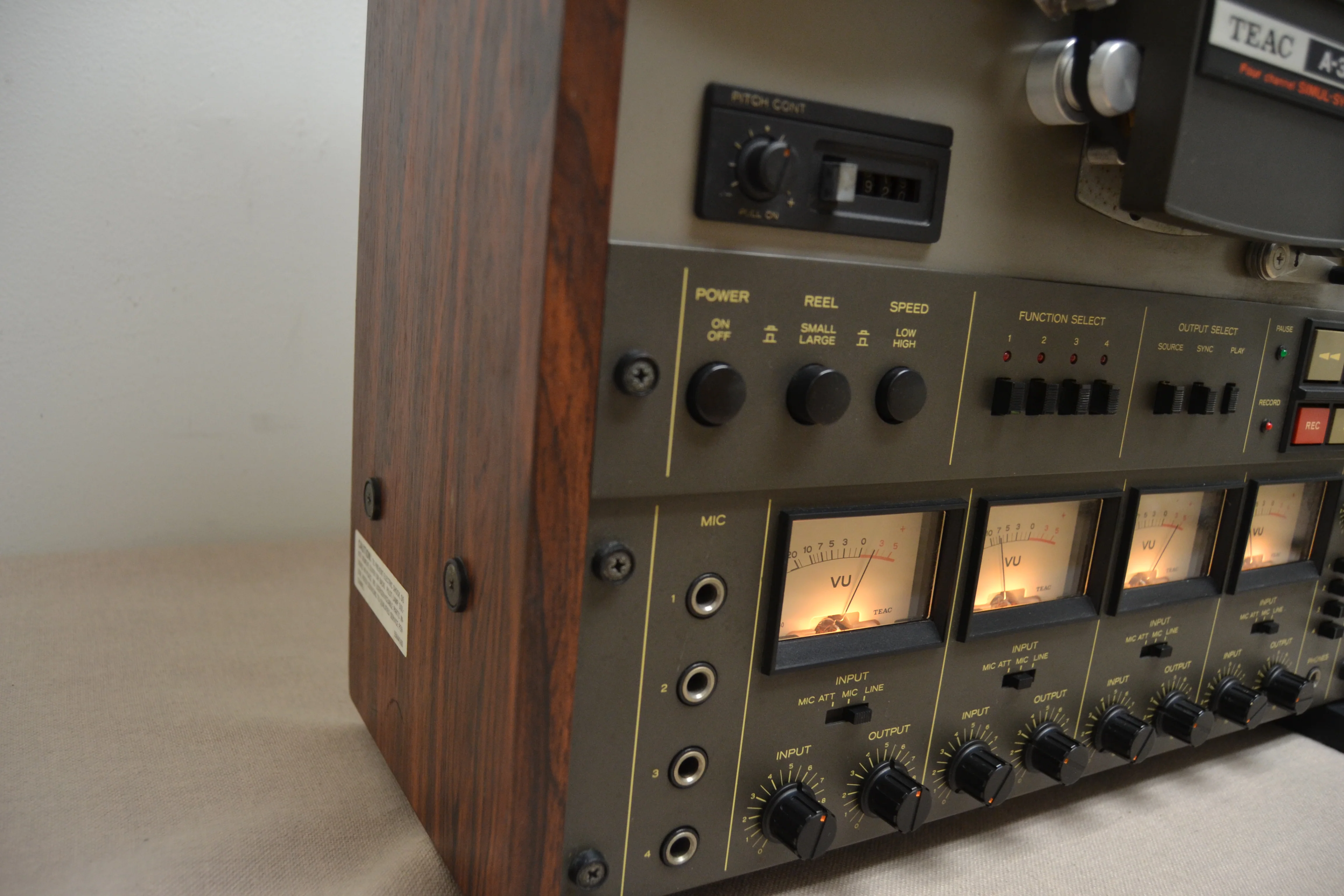 TEAC A-3440 4-Channel Multitrack Tape Deck with Simul-Sync (1979-85) * Fully Serviced * - Image 7