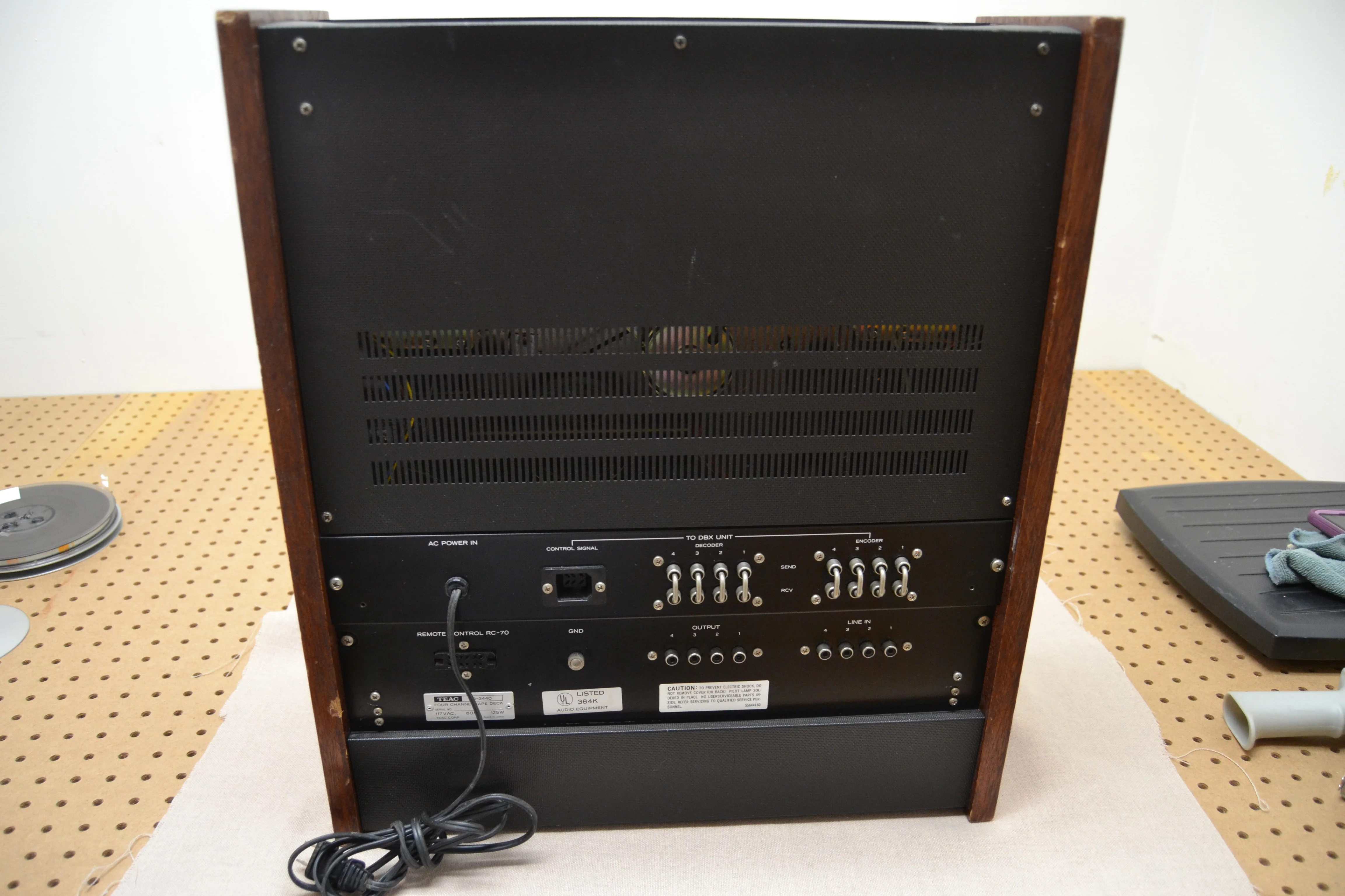 Teac A-3440 Multitrack Recorder * 10inch reels * Fully Serviced * new Belts - Image 9