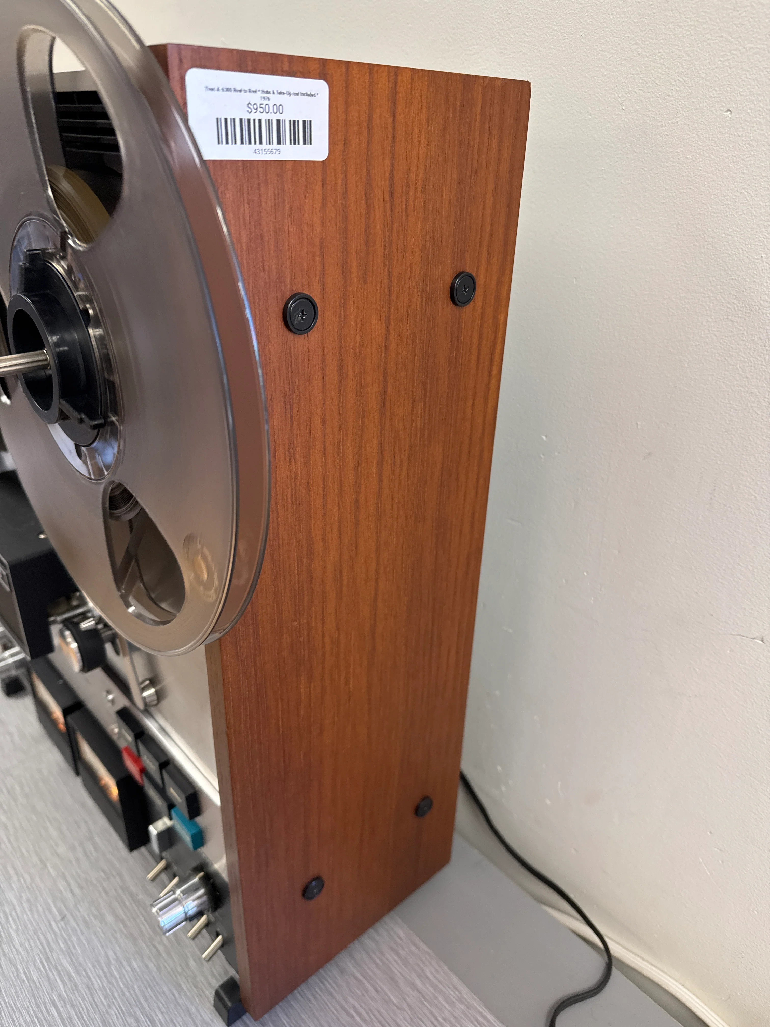 Teac A-6300 Reel to Reel * Hubs & Take-Up reel Included * 1976 - Image 7