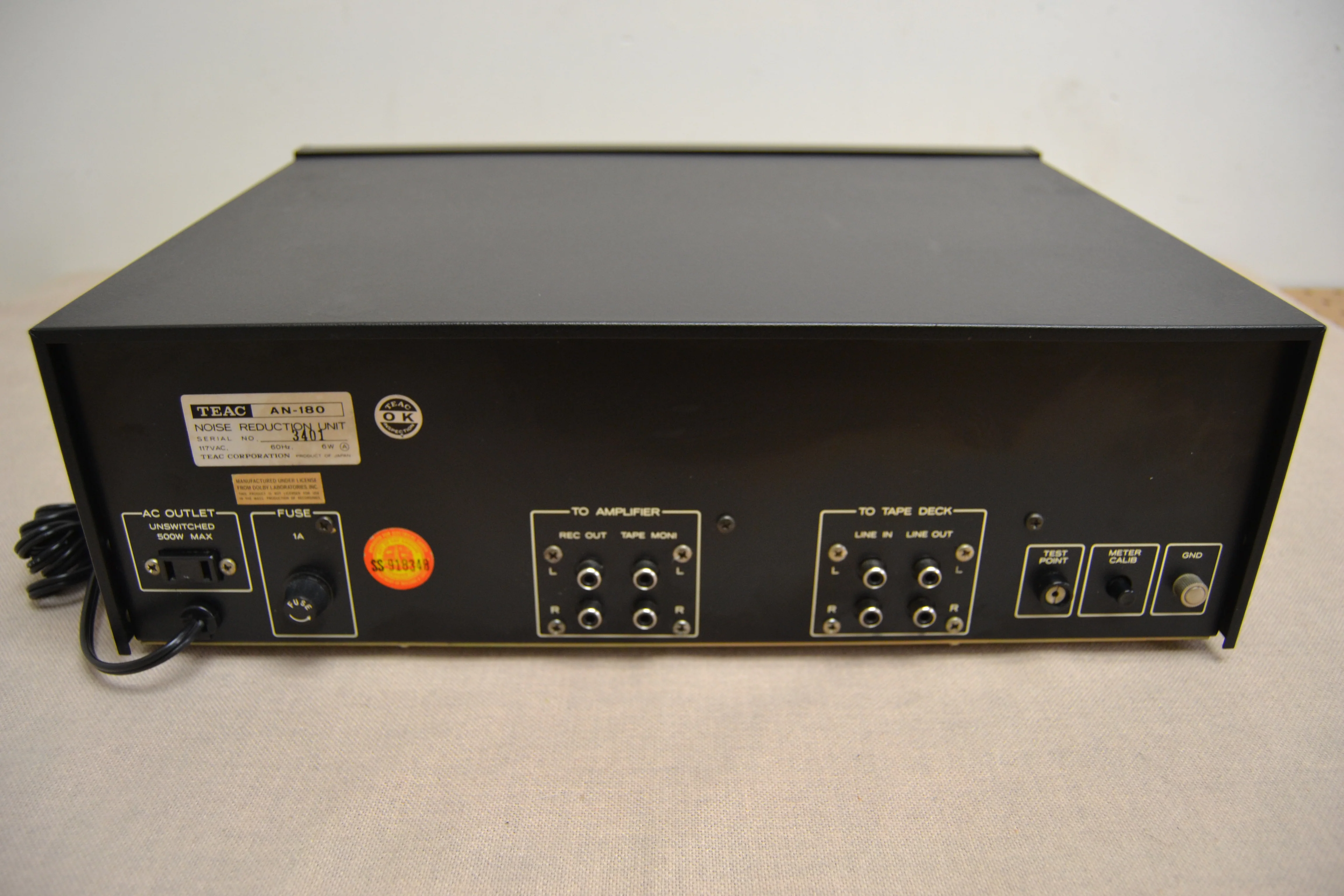 TEAC AN-180  Noise Reduction Unit (1972) - Image 9