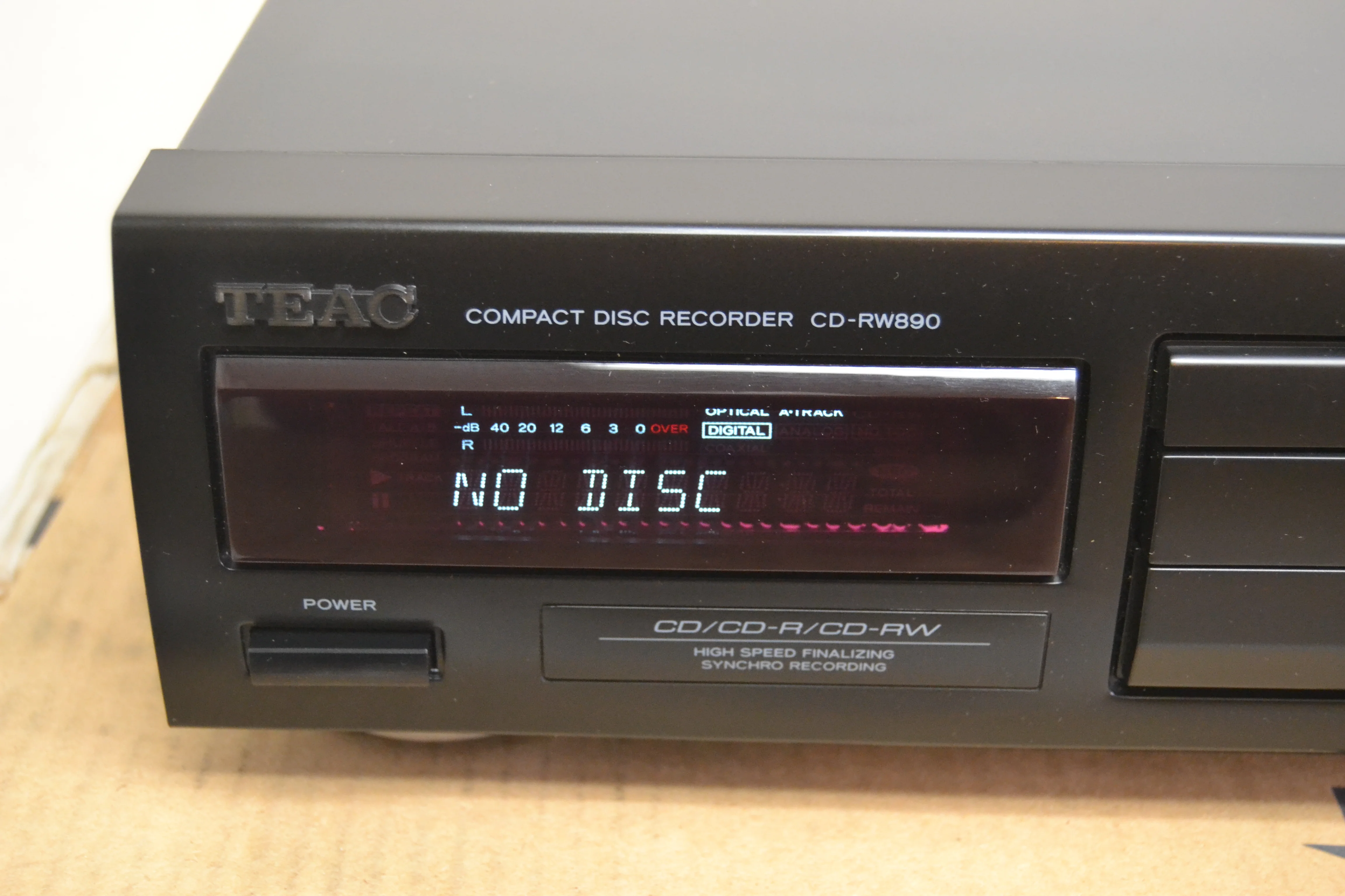 Teac CD-RW890 CD Recorder * Open Box * Remote * Manual - Image 10