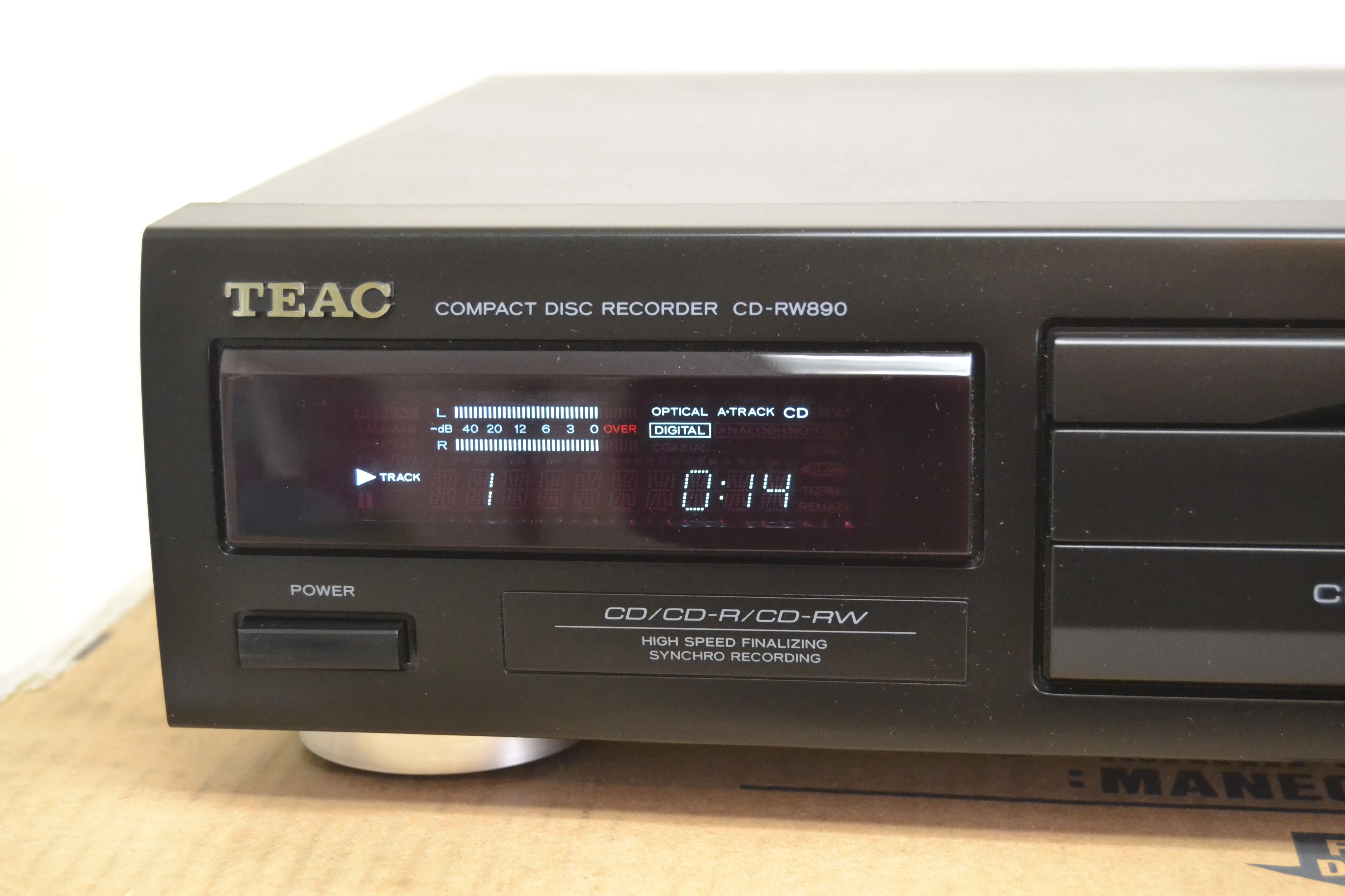 Teac CD-RW890 CD Recorder * Open Box * Remote * Manual - Image 3