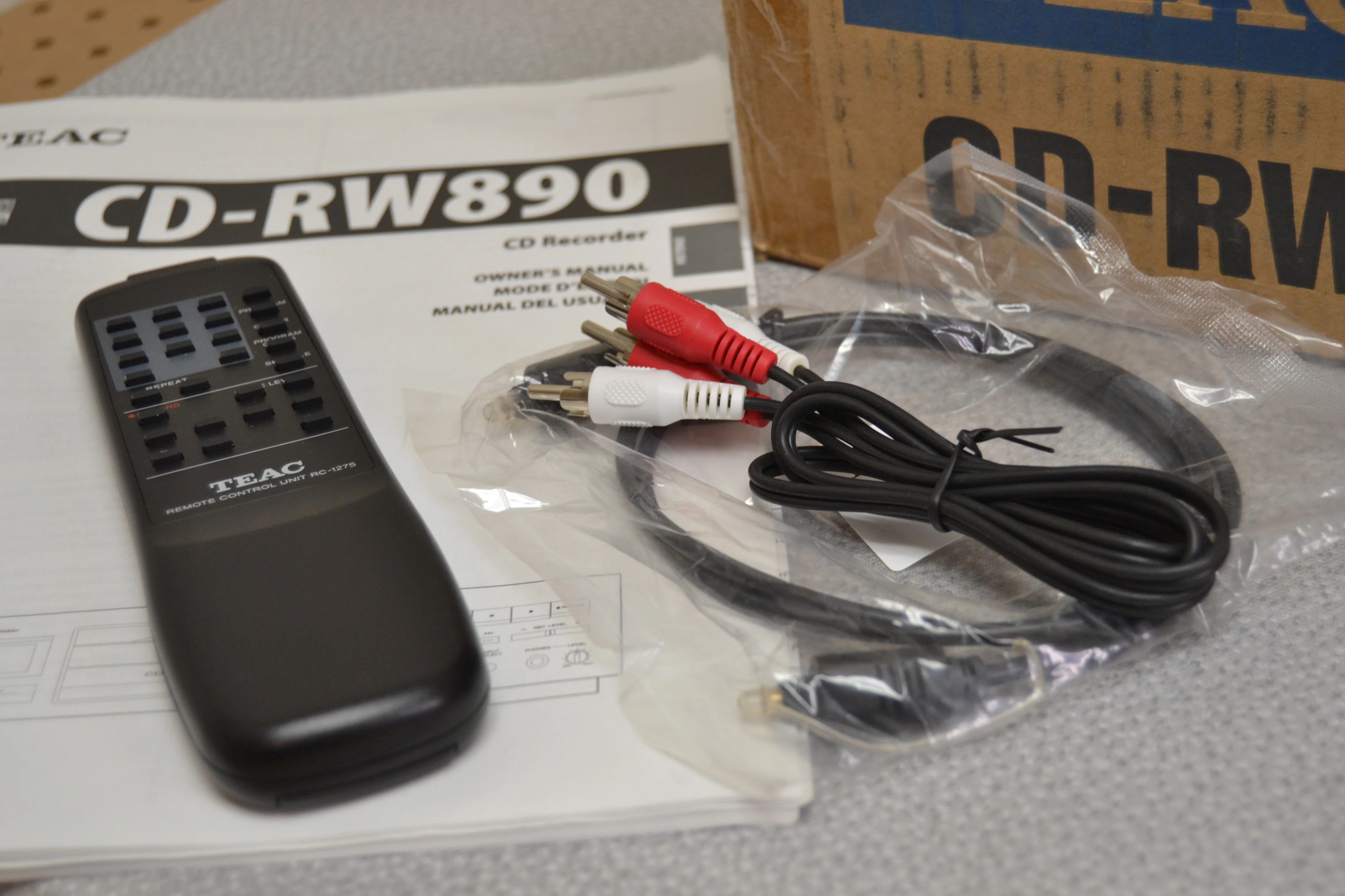 Teac CD-RW890 CD Recorder * Open Box * Remote * Manual - Image 7