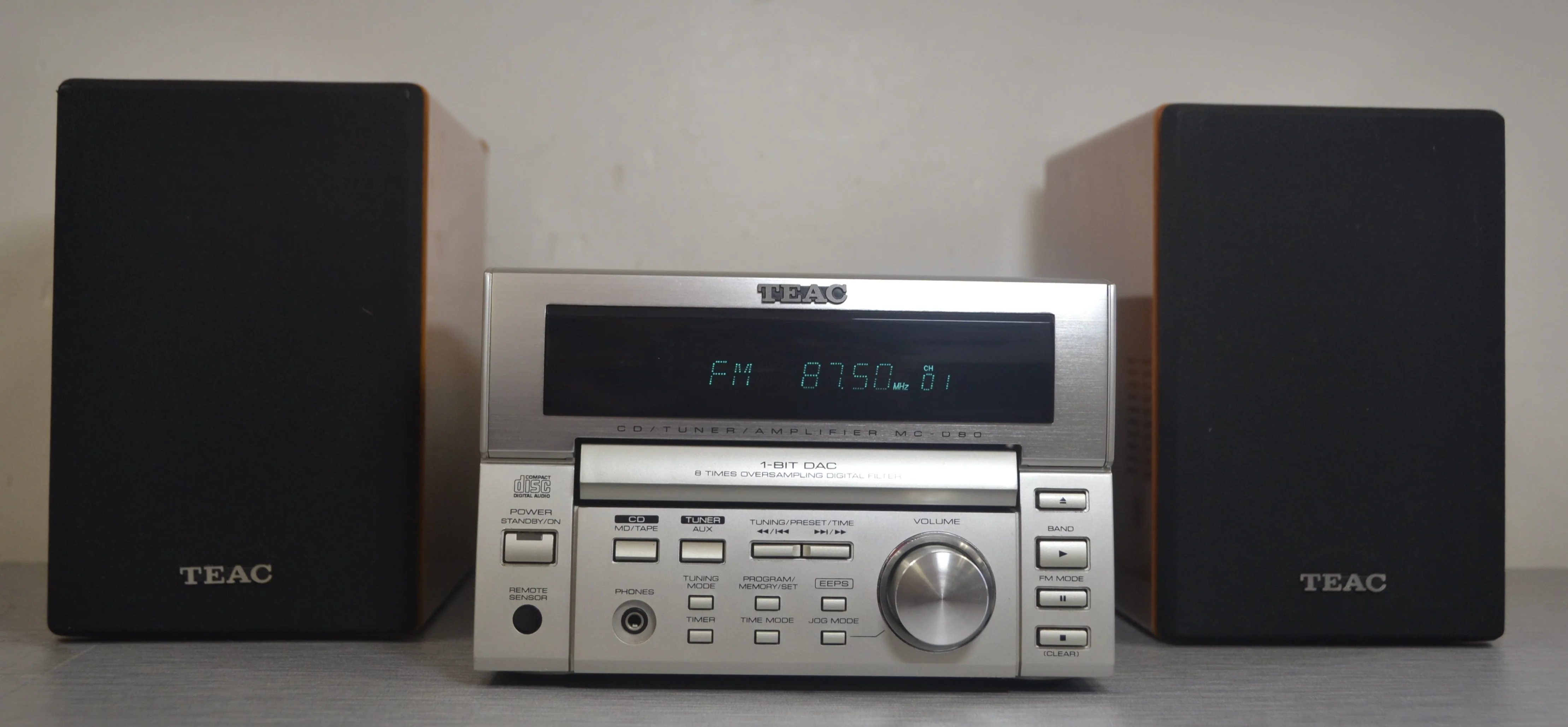 Teac MC-D80 Mini Stereo System with Speakers