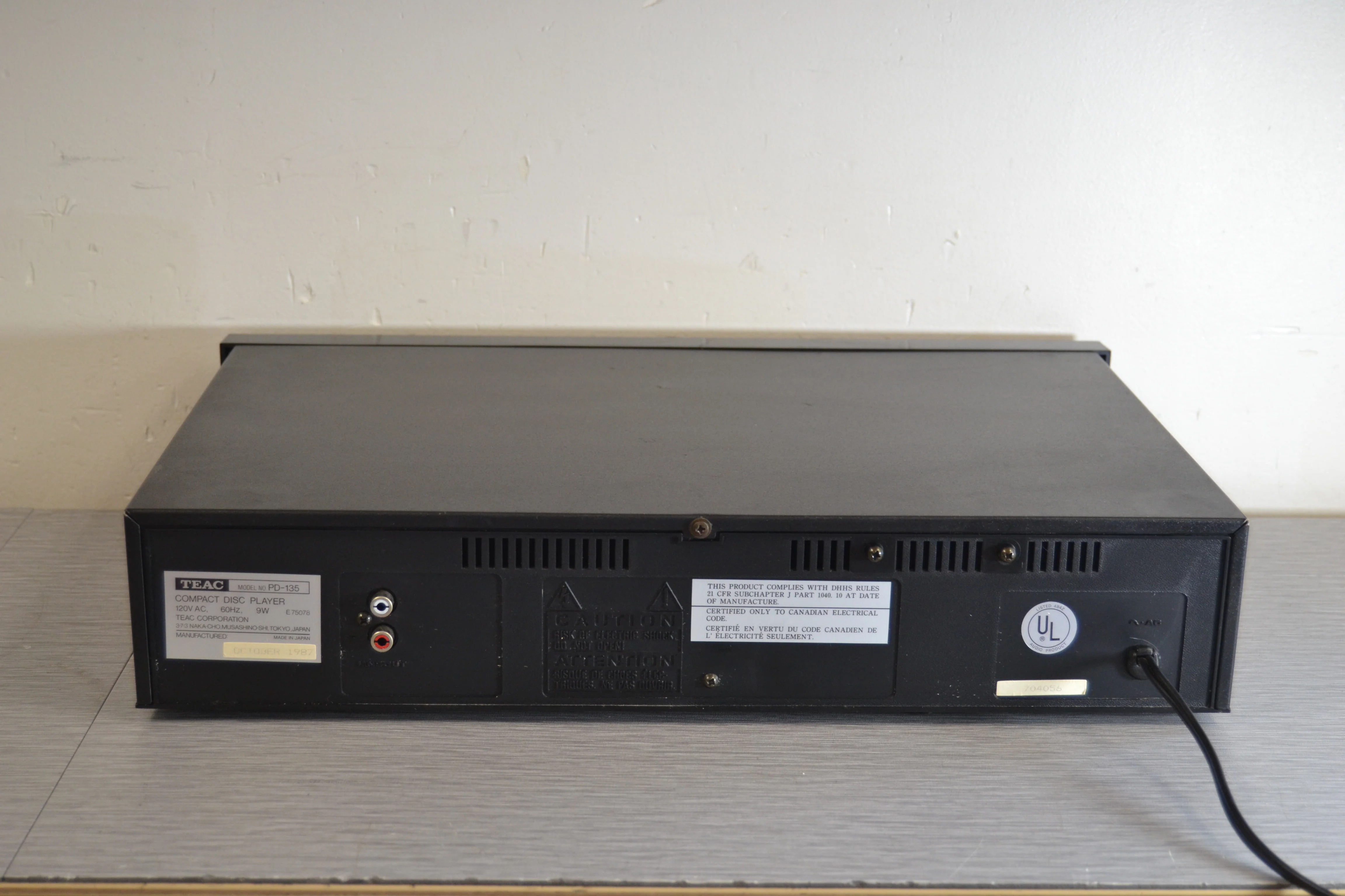 Teac PD-135 Single CD Player - Image 9