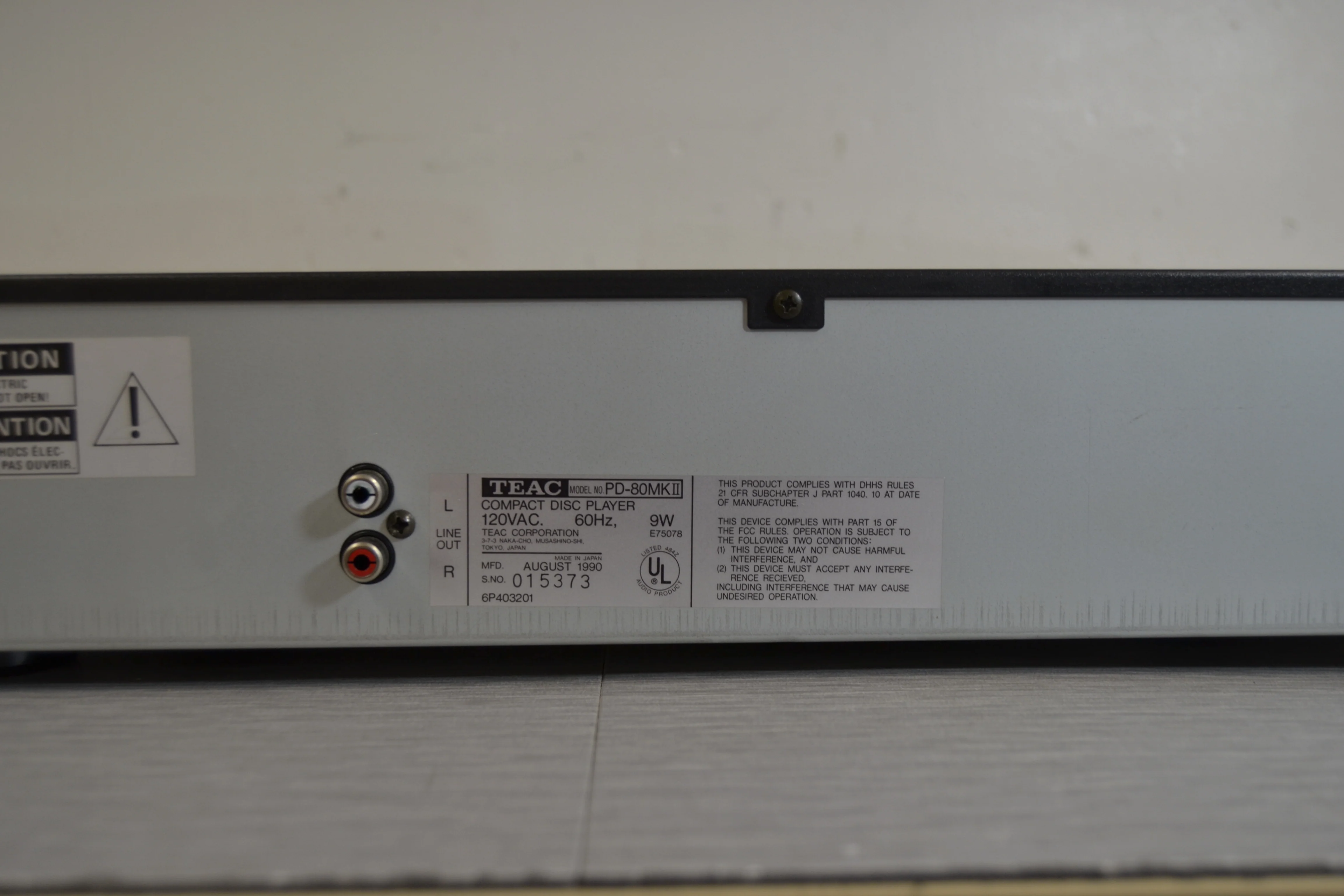 Teac PD-80 Single CD Player - Image 10