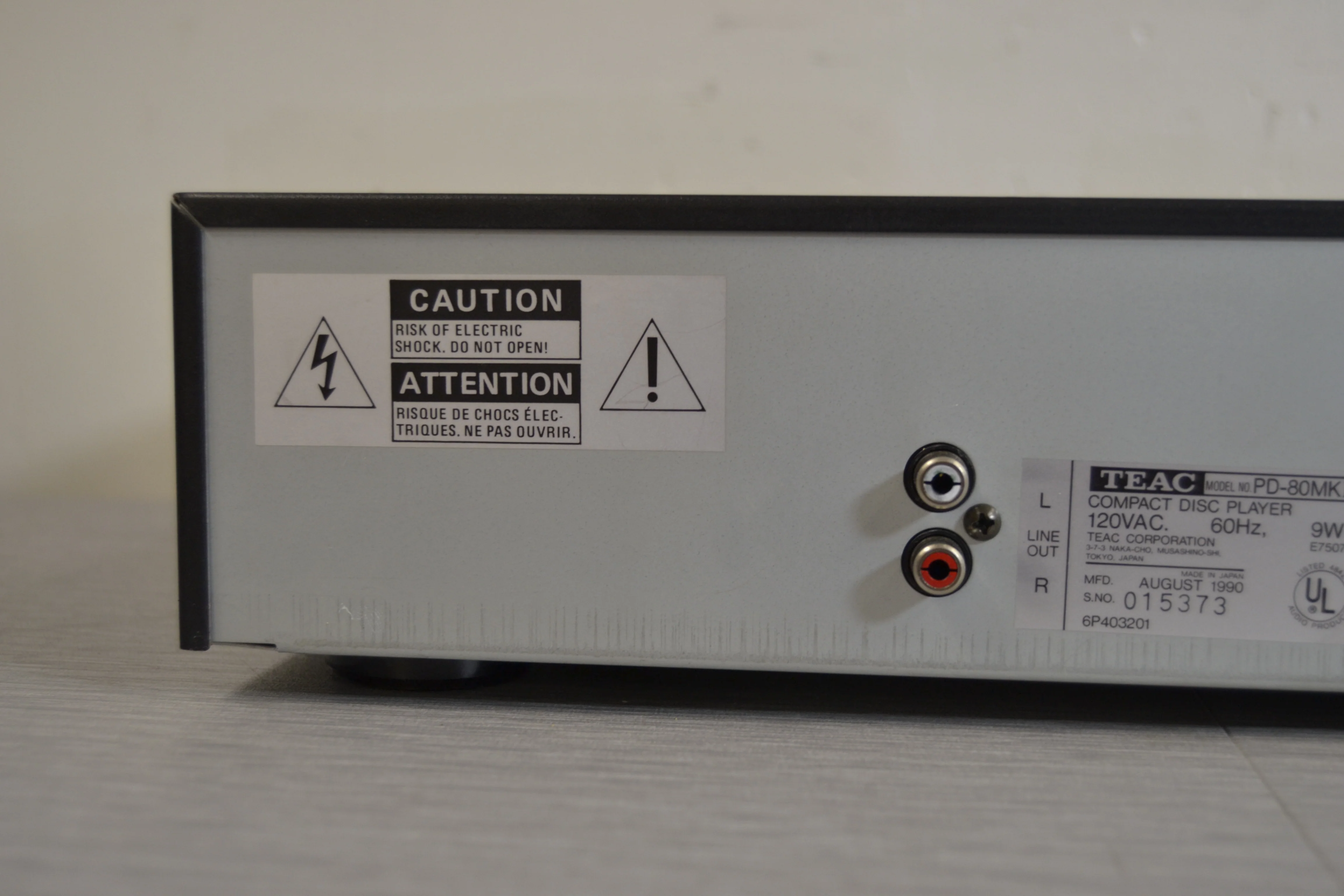 Teac PD-80 Single CD Player - Image 9