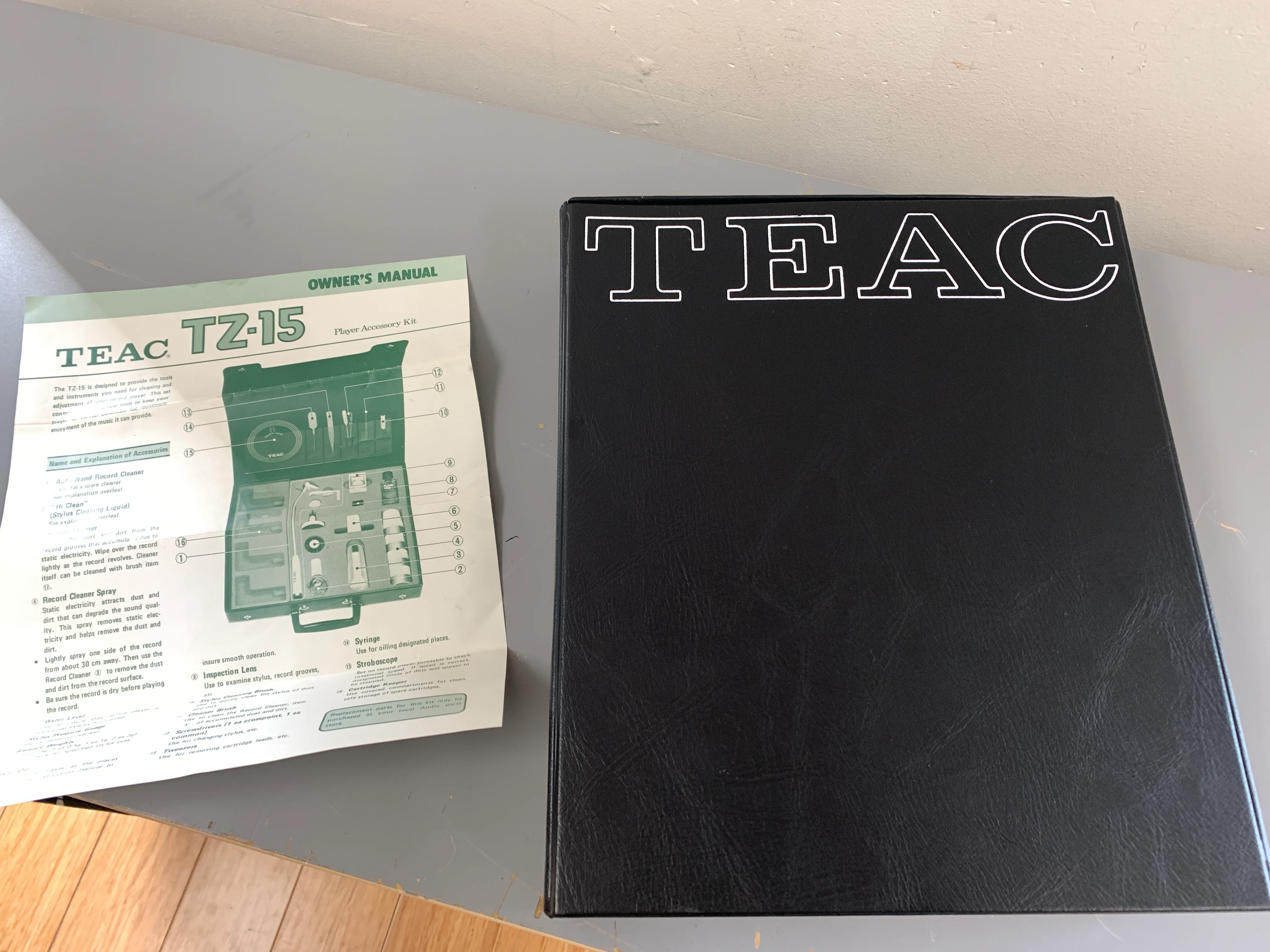 TEAC TZ-15 Turntable Accessory Kit - Image 7