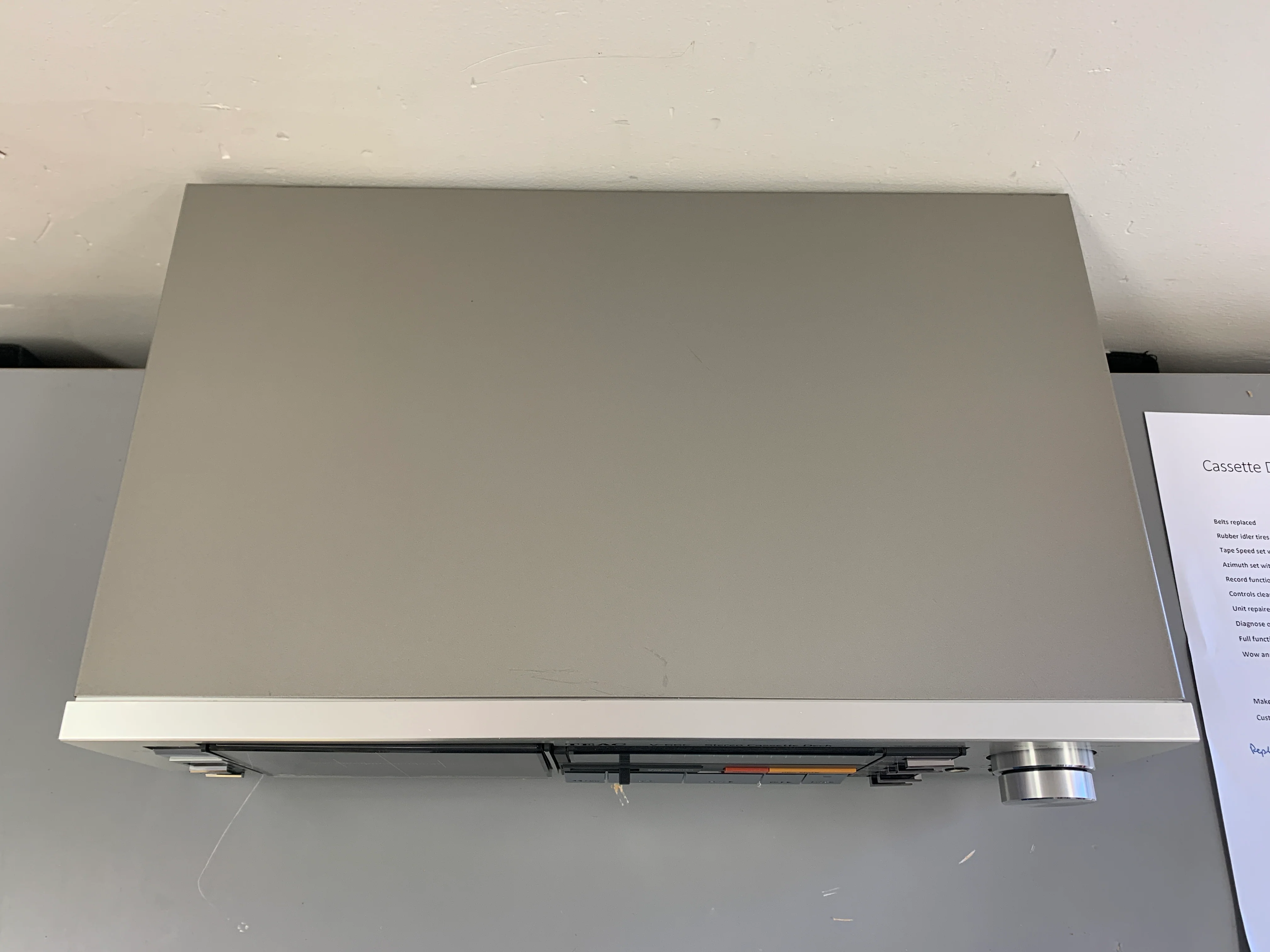 Teac V66-C Single Cassette Deck * Fully Serviced * New Belts - Image 6