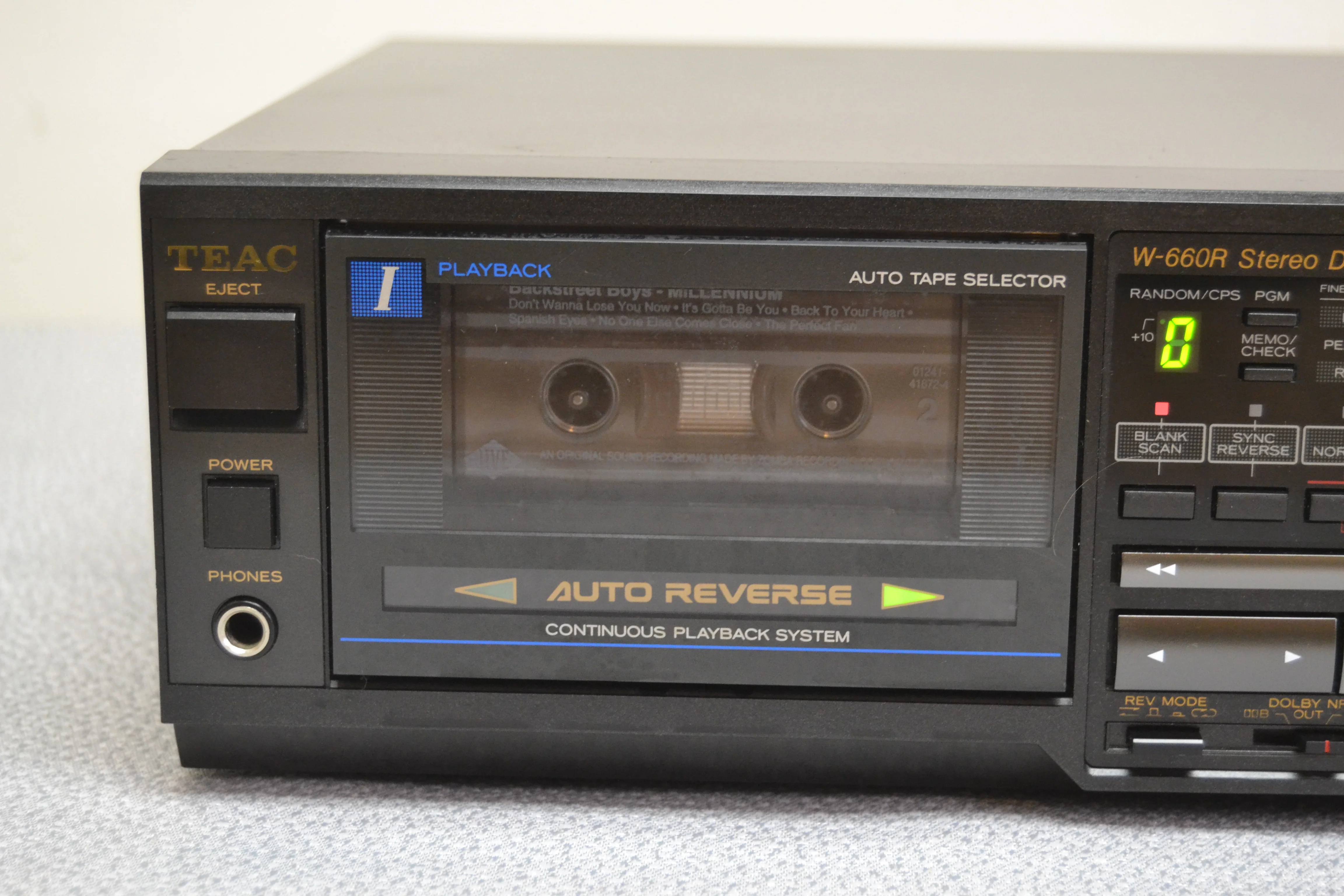Teac W-660R Double Cassette Deck * AutoReverse * Fully Serviced * New Belts - Image 2