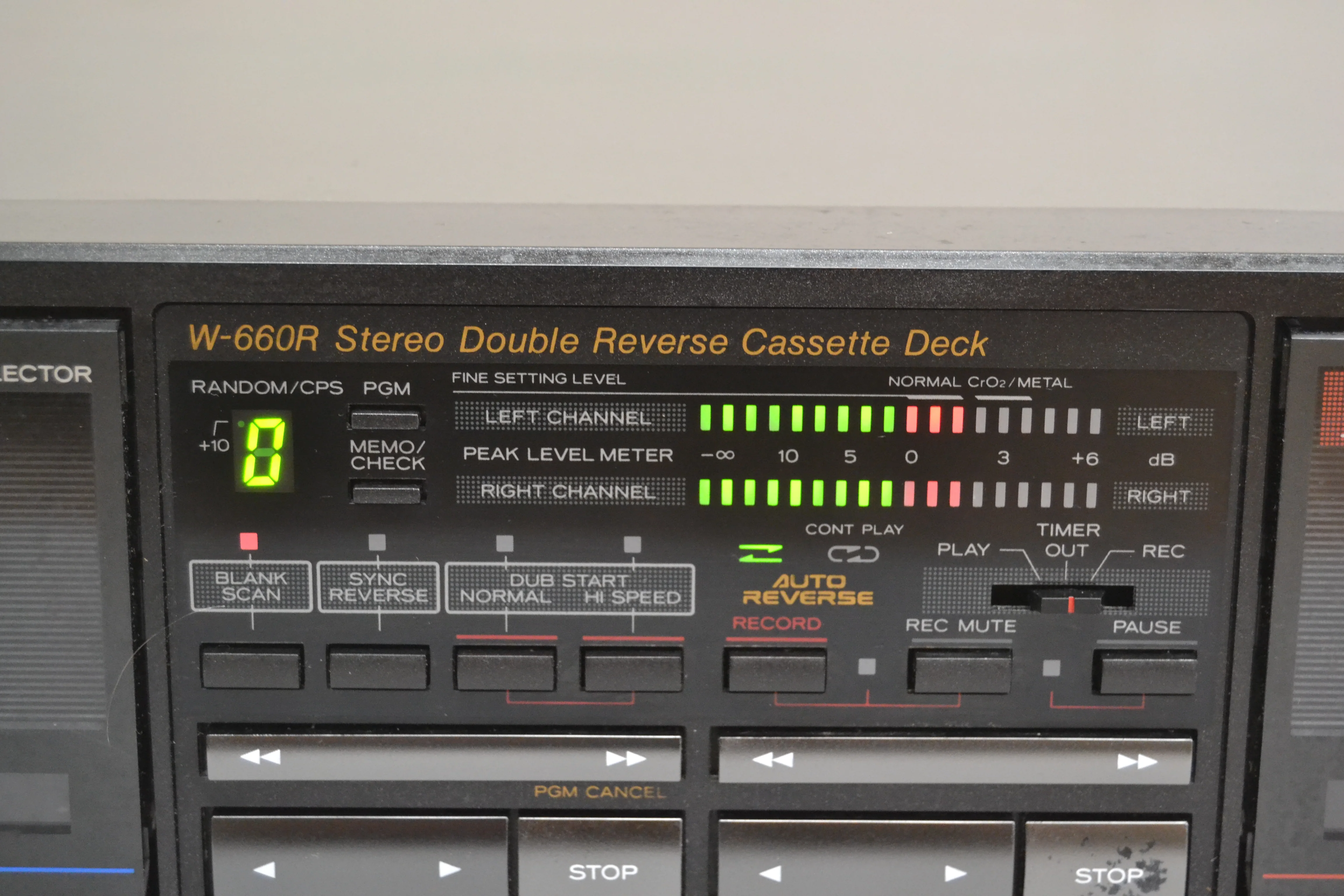Teac W-660R Double Cassette Deck * AutoReverse * Fully Serviced * New Belts - Image 5