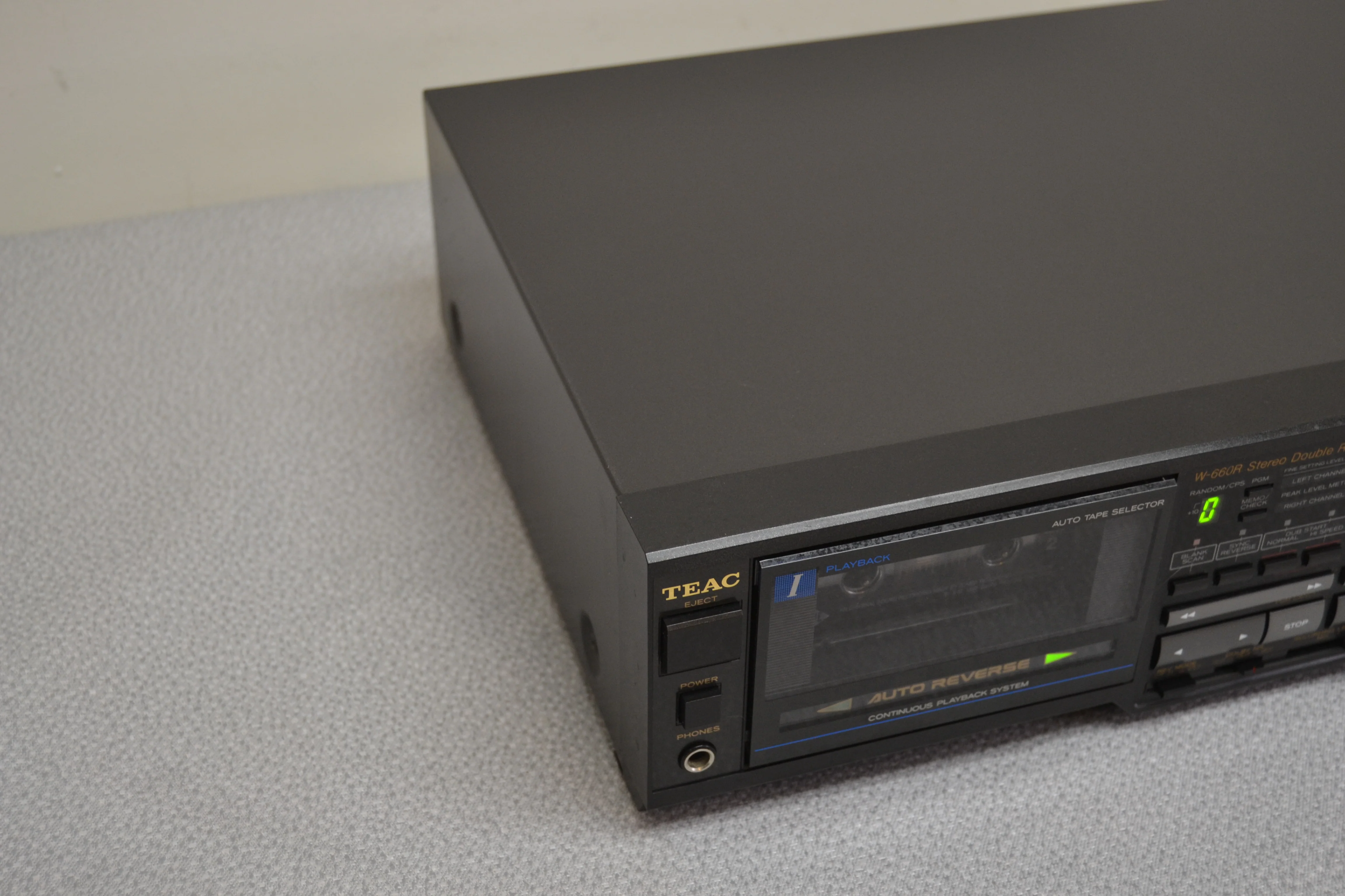 Teac W-660R Double Cassette Deck * AutoReverse * Fully Serviced * New Belts - Image 9