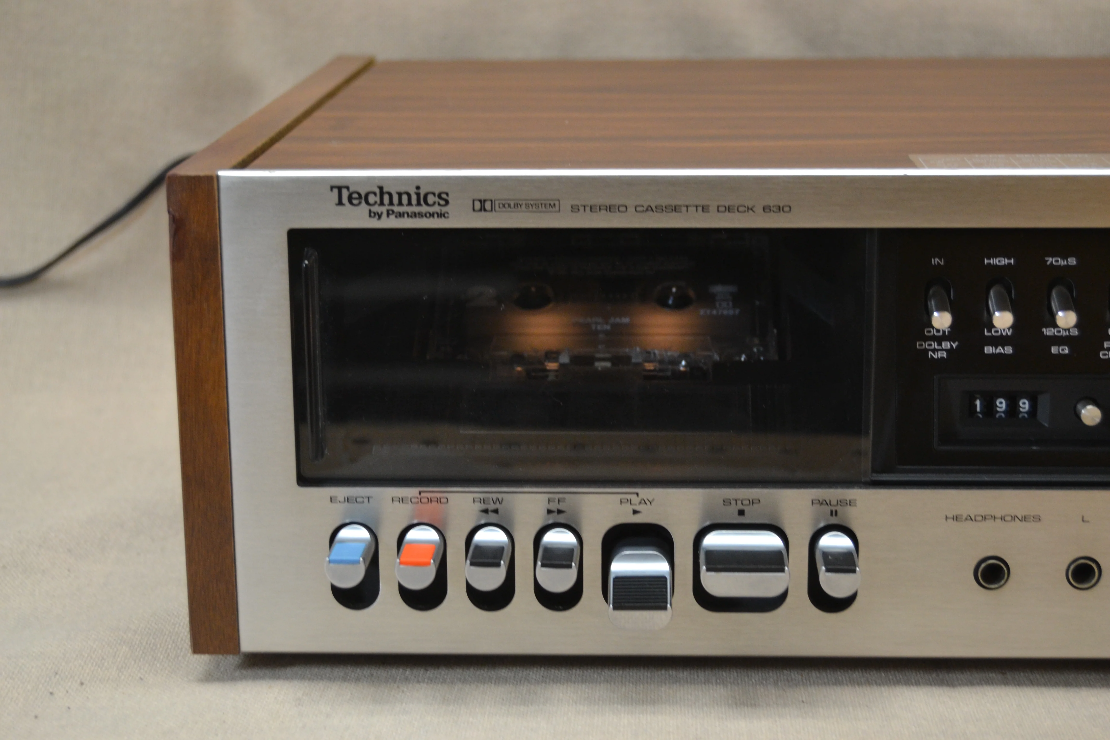 Technics RS-630 Stereo Cassette Deck * Fully Serviced * New Belts - Image 4