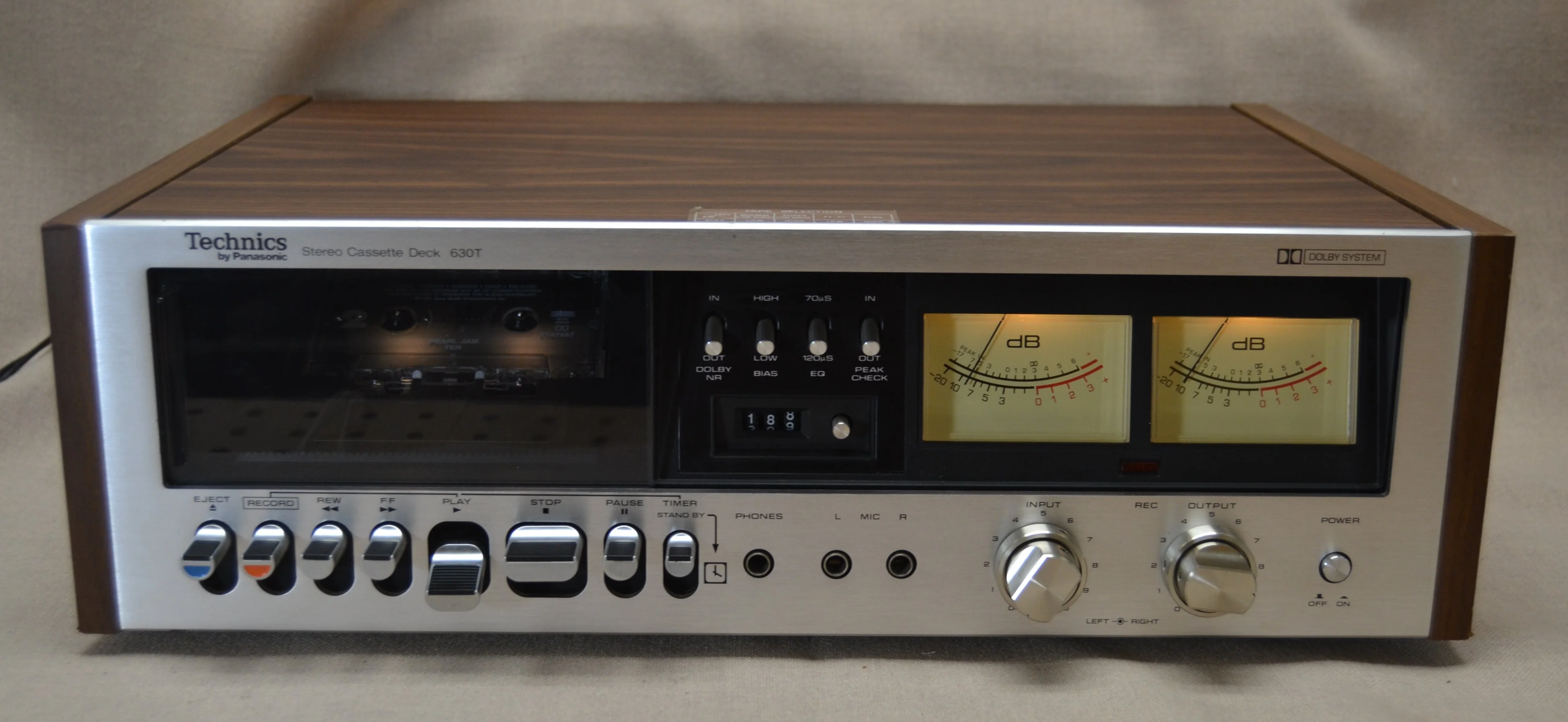 Technics RS-630T Single Cassette Deck * Fully Serviced * New Belts