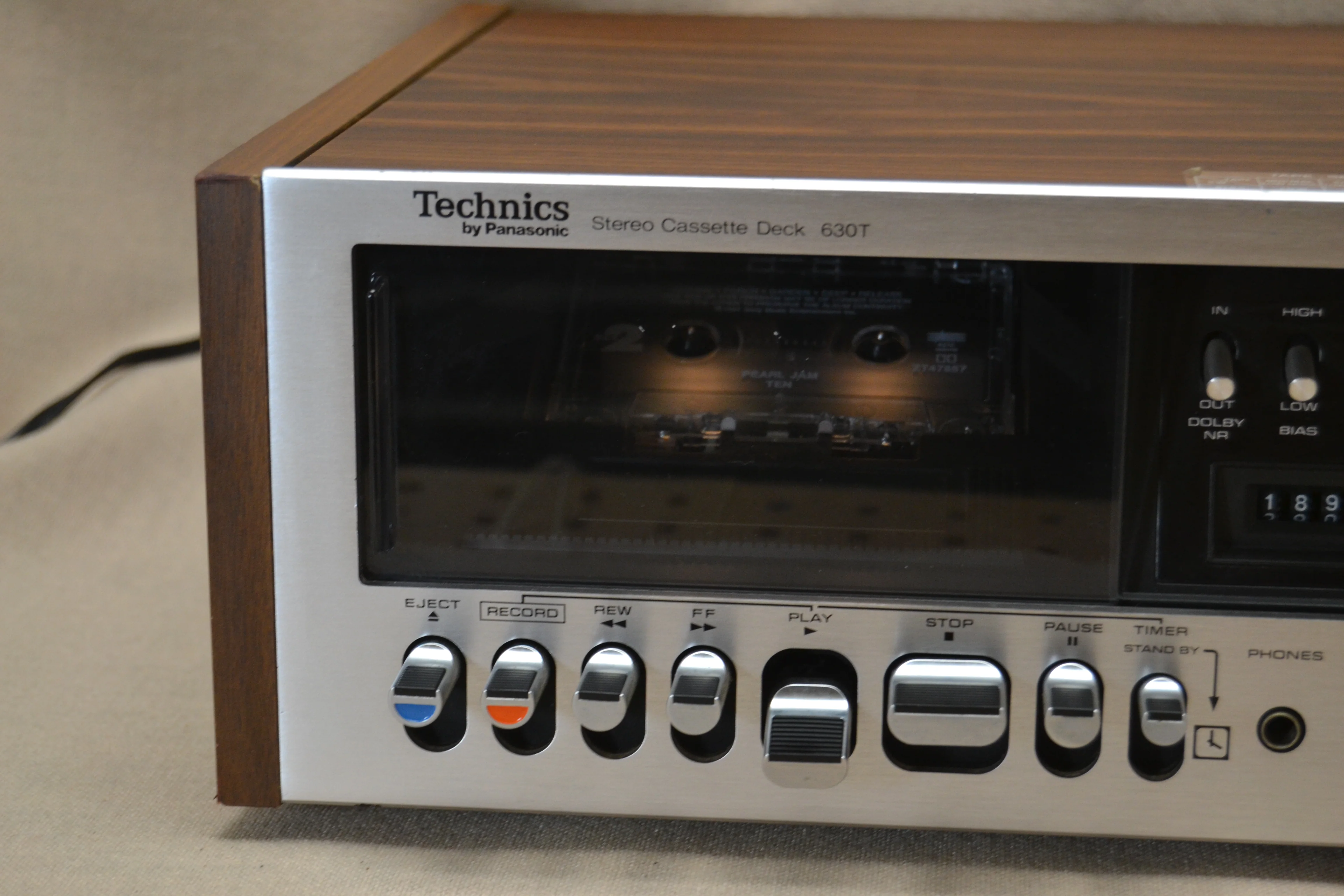 Technics RS-630T Single Cassette Deck * Fully Serviced * New Belts - Image 2