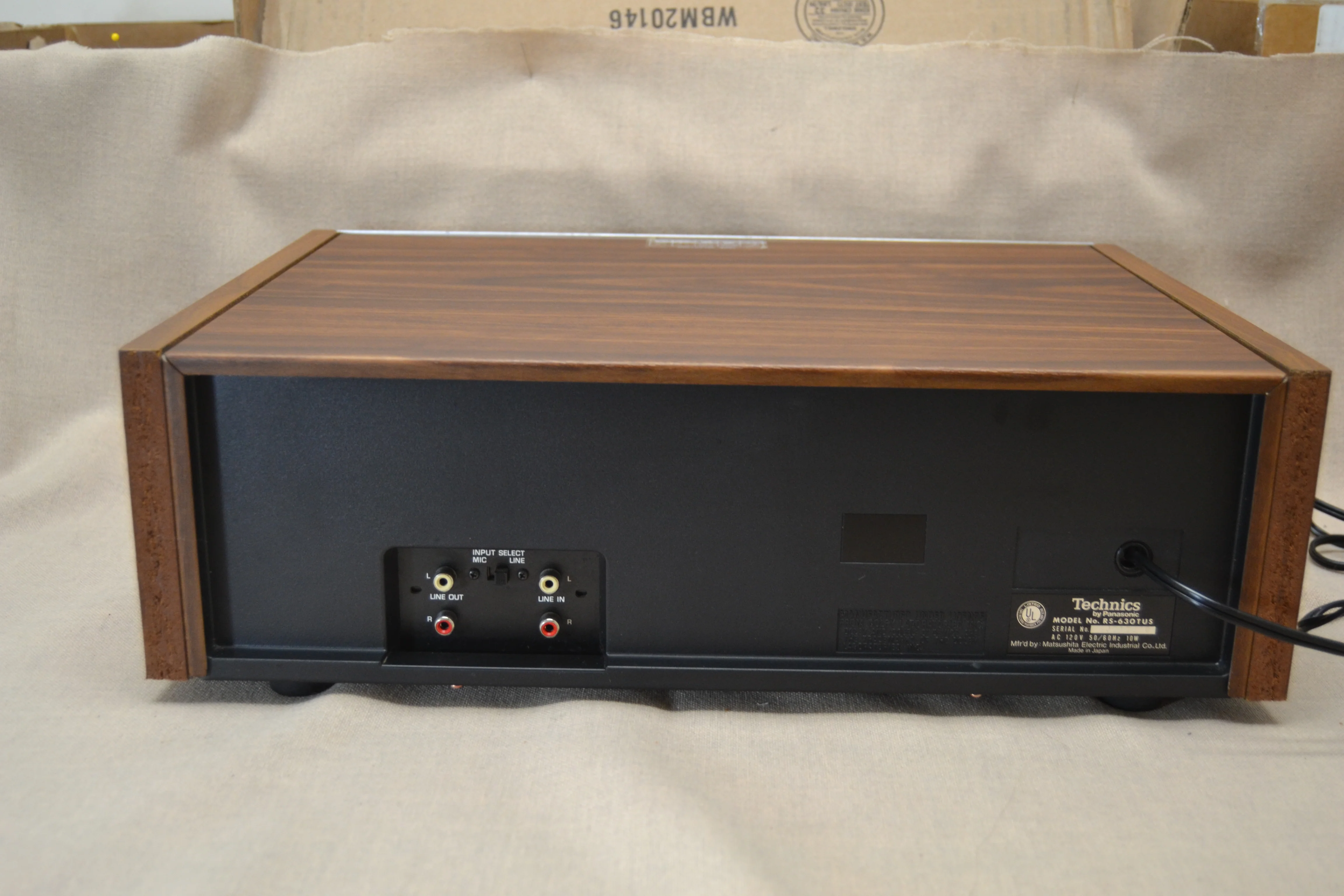 Technics RS-630T Single Cassette Deck * Fully Serviced * New Belts - Image 8