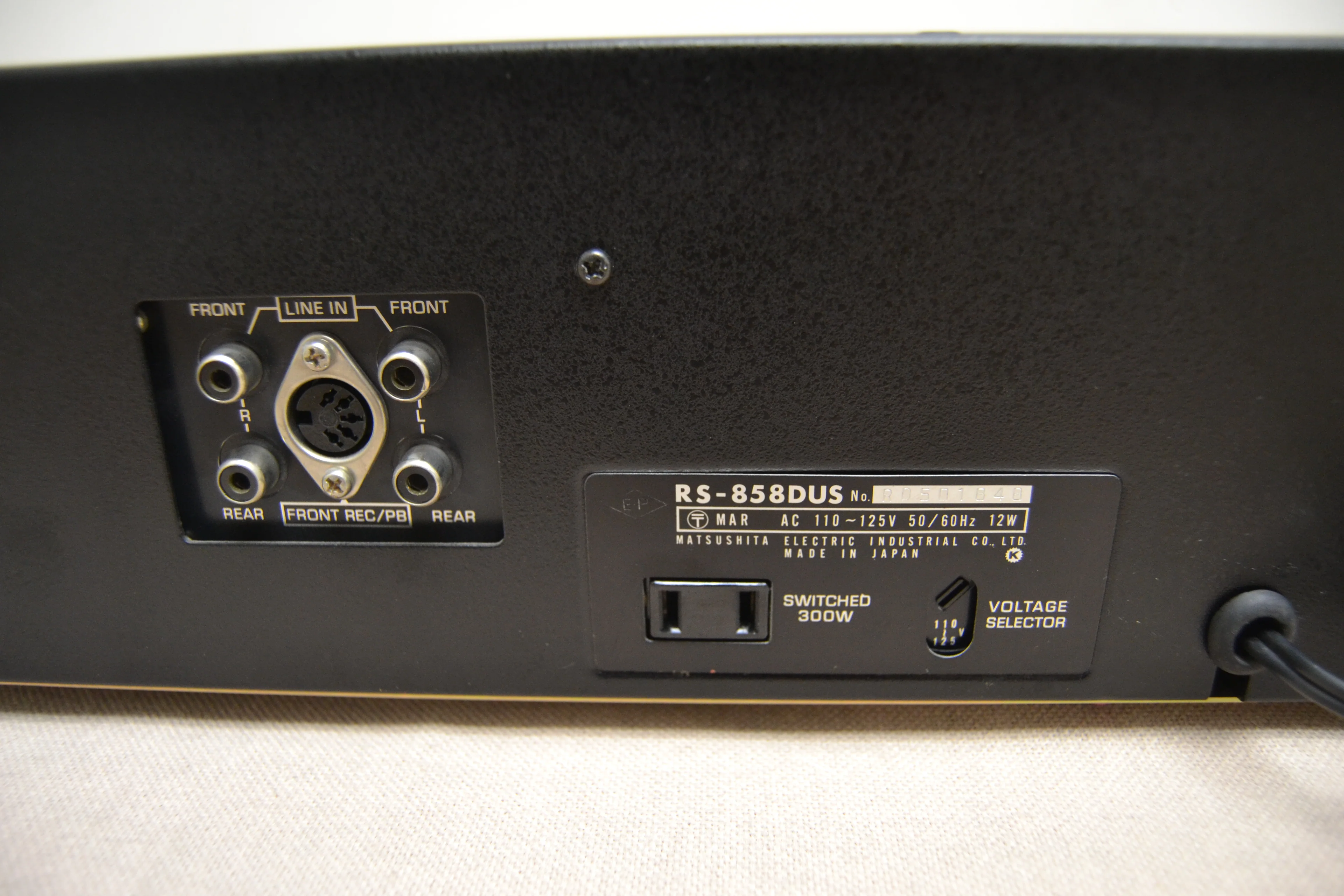 Technics RS-858DUS * 8-Track Cartridge Deck (1974) * Fully Serviced * New Belts * Original Box - Image 13