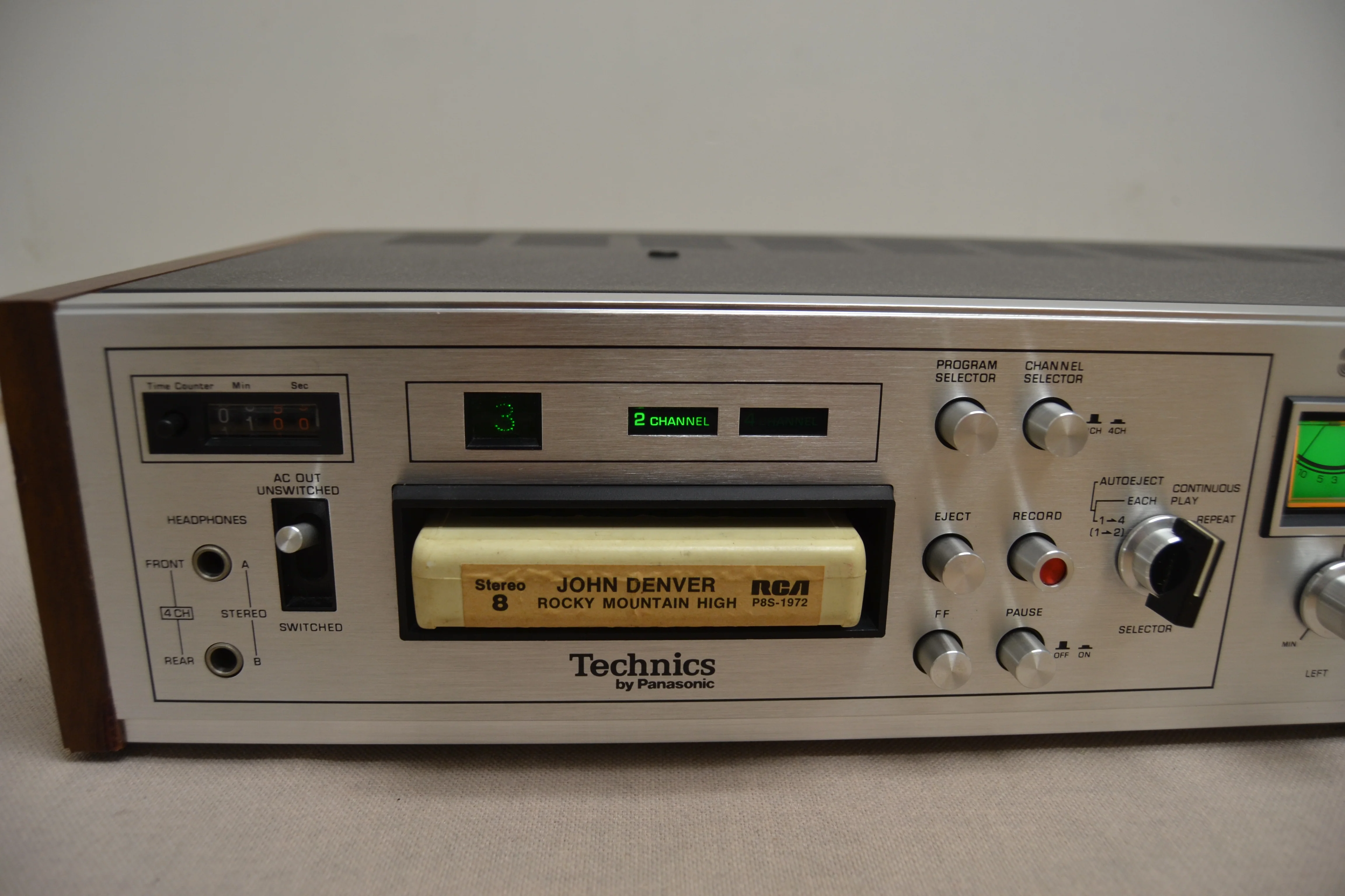 Technics RS-858DUS * 8-Track Cartridge Deck (1974) * Fully Serviced * New Belts * Original Box - Image 4