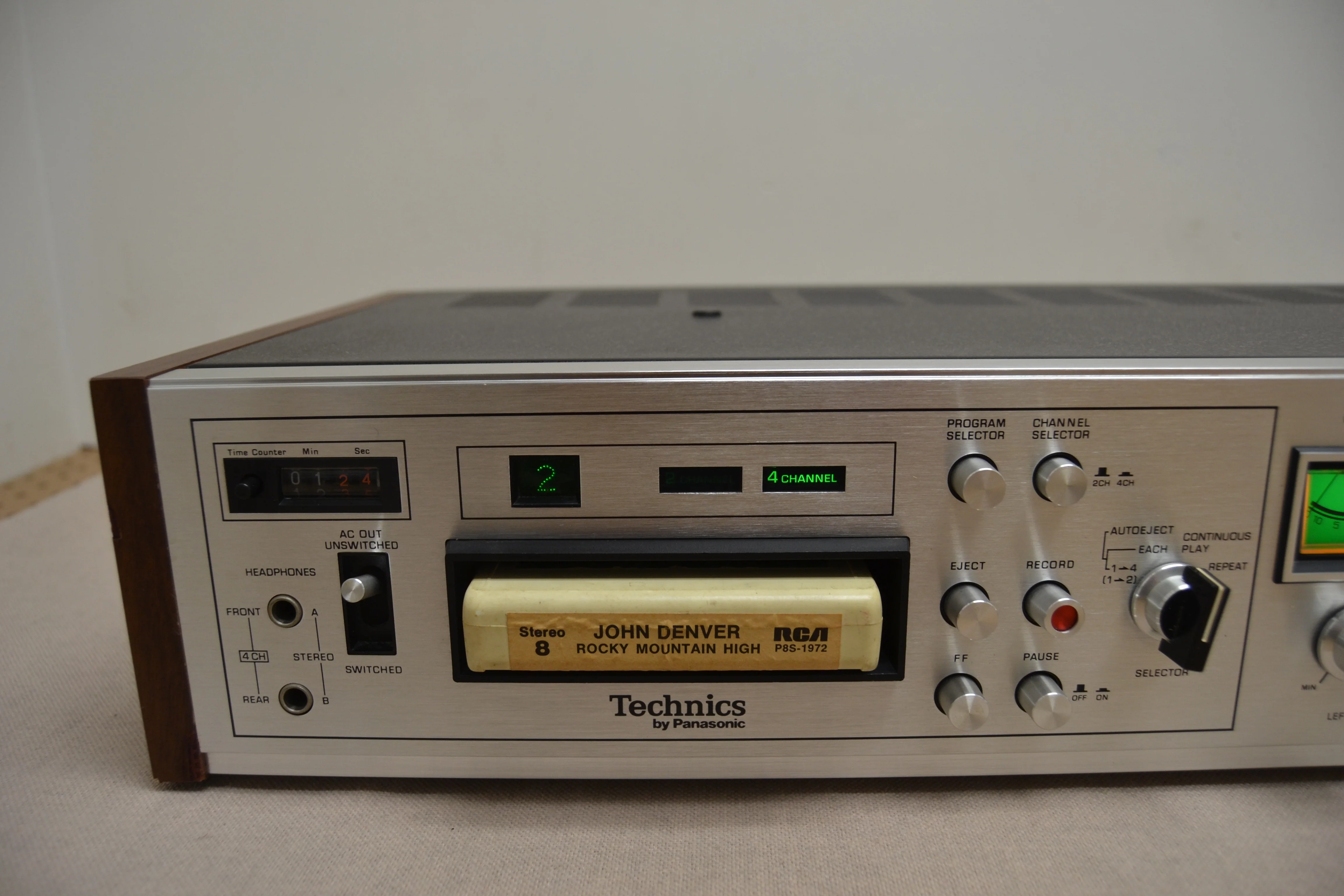 Technics RS-858DUS * 8-Track Cartridge Deck (1974) * Fully Serviced * New Belts * Original Box - Image 6