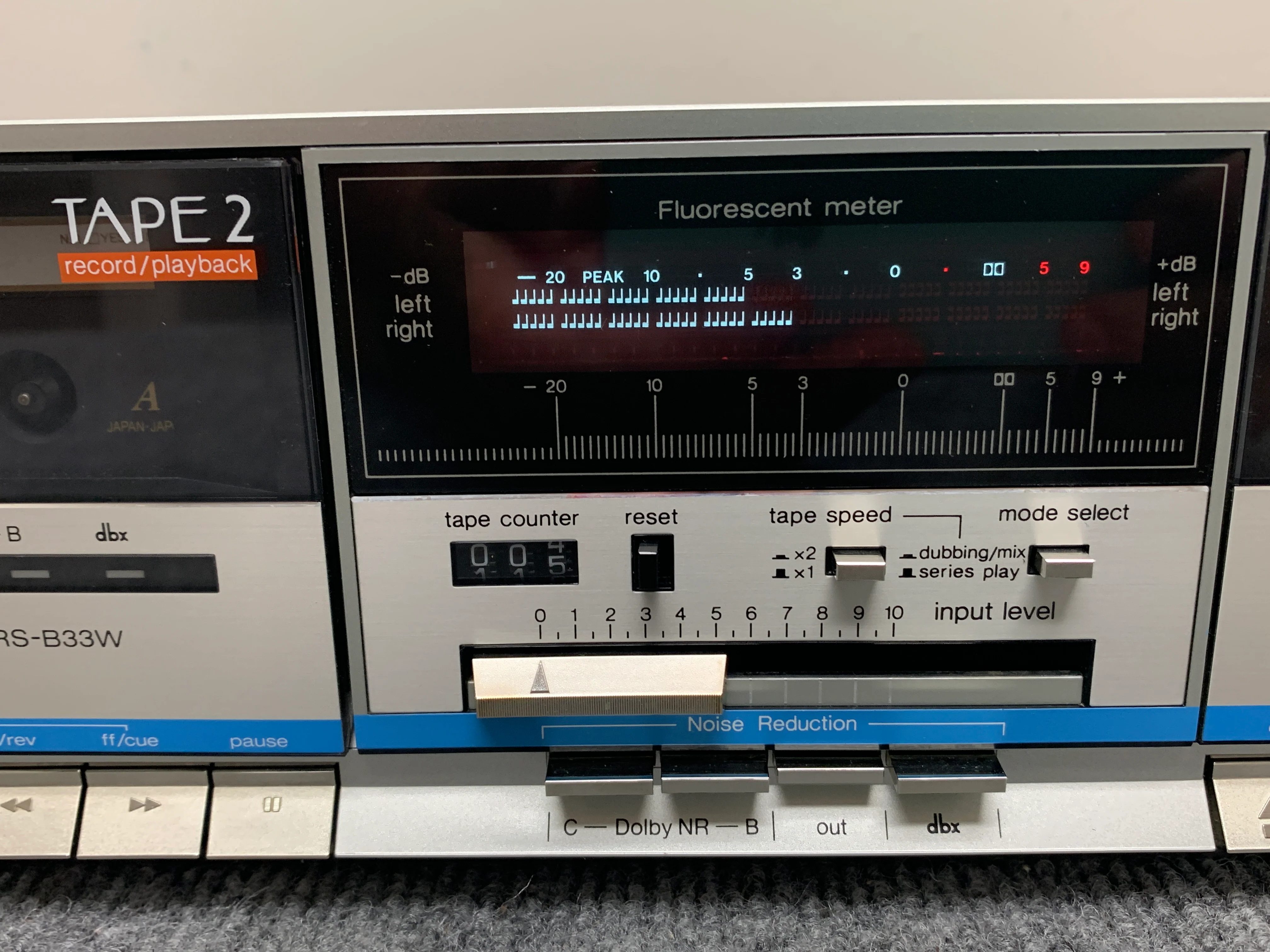 Technics RS-B33W Double Cassette Deck - Image 4