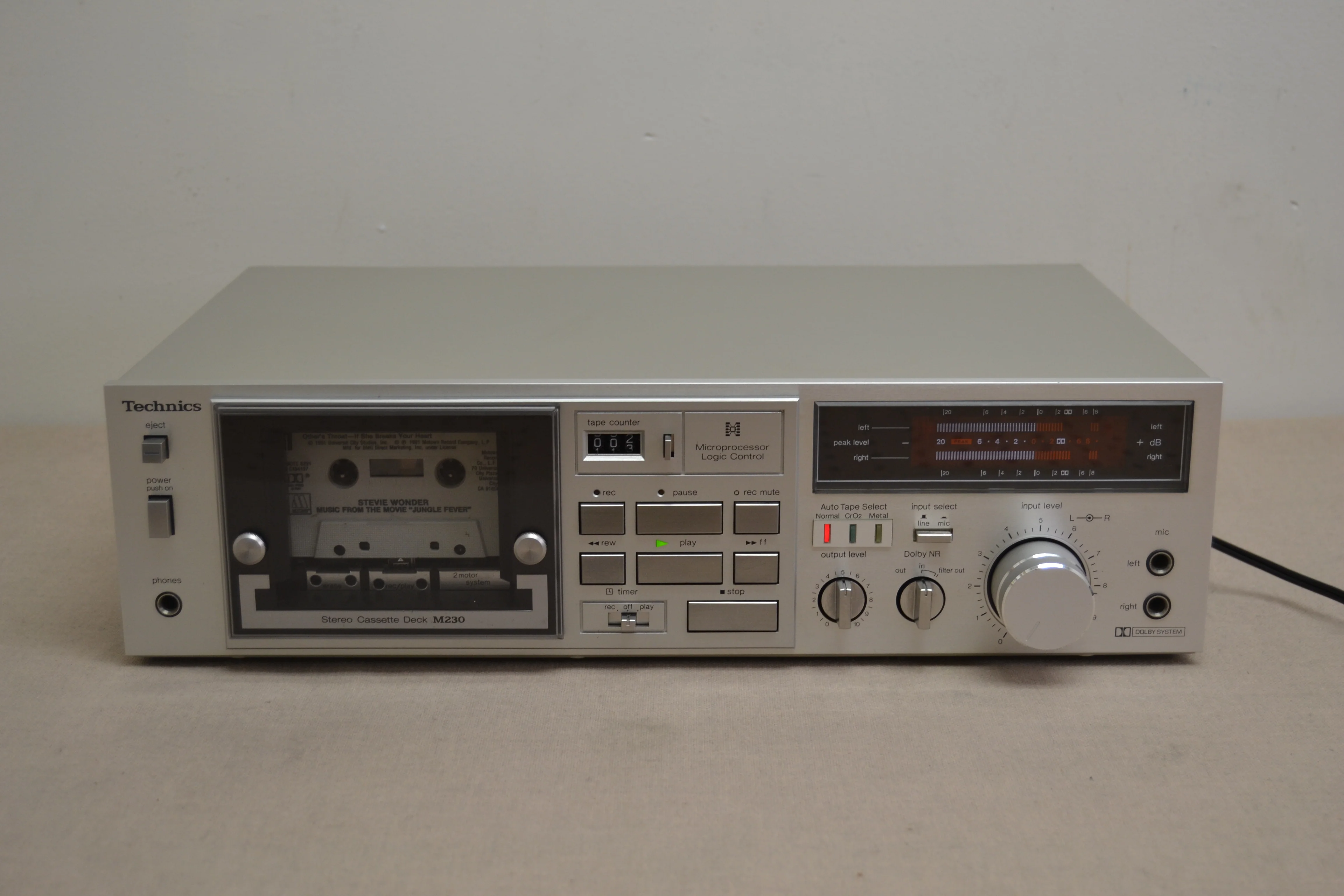 Technics RS-M230 Single Cassette Deck * Fully Serviced * New Belts