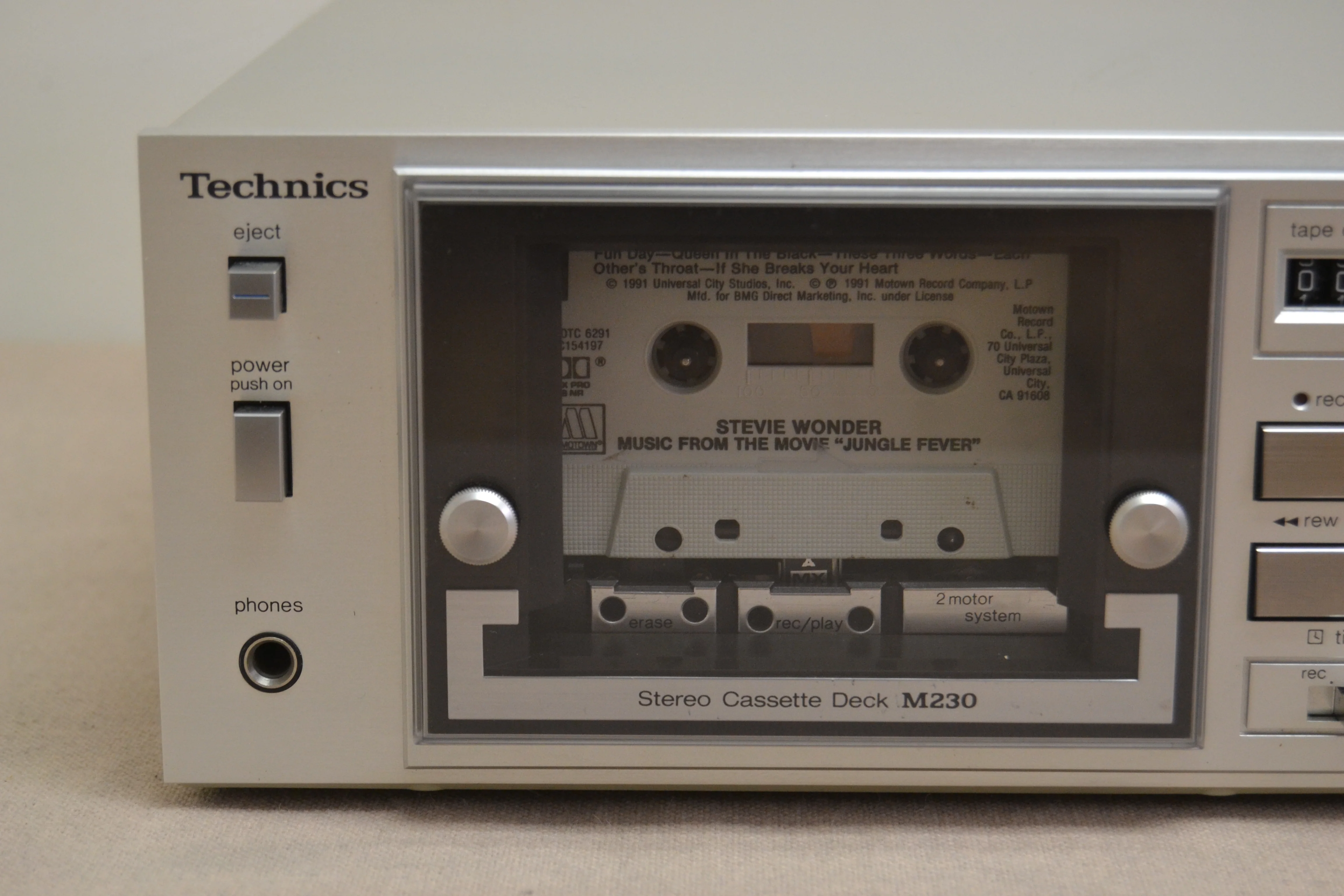 Technics RS-M230 Single Cassette Deck * Fully Serviced * New Belts - Image 2