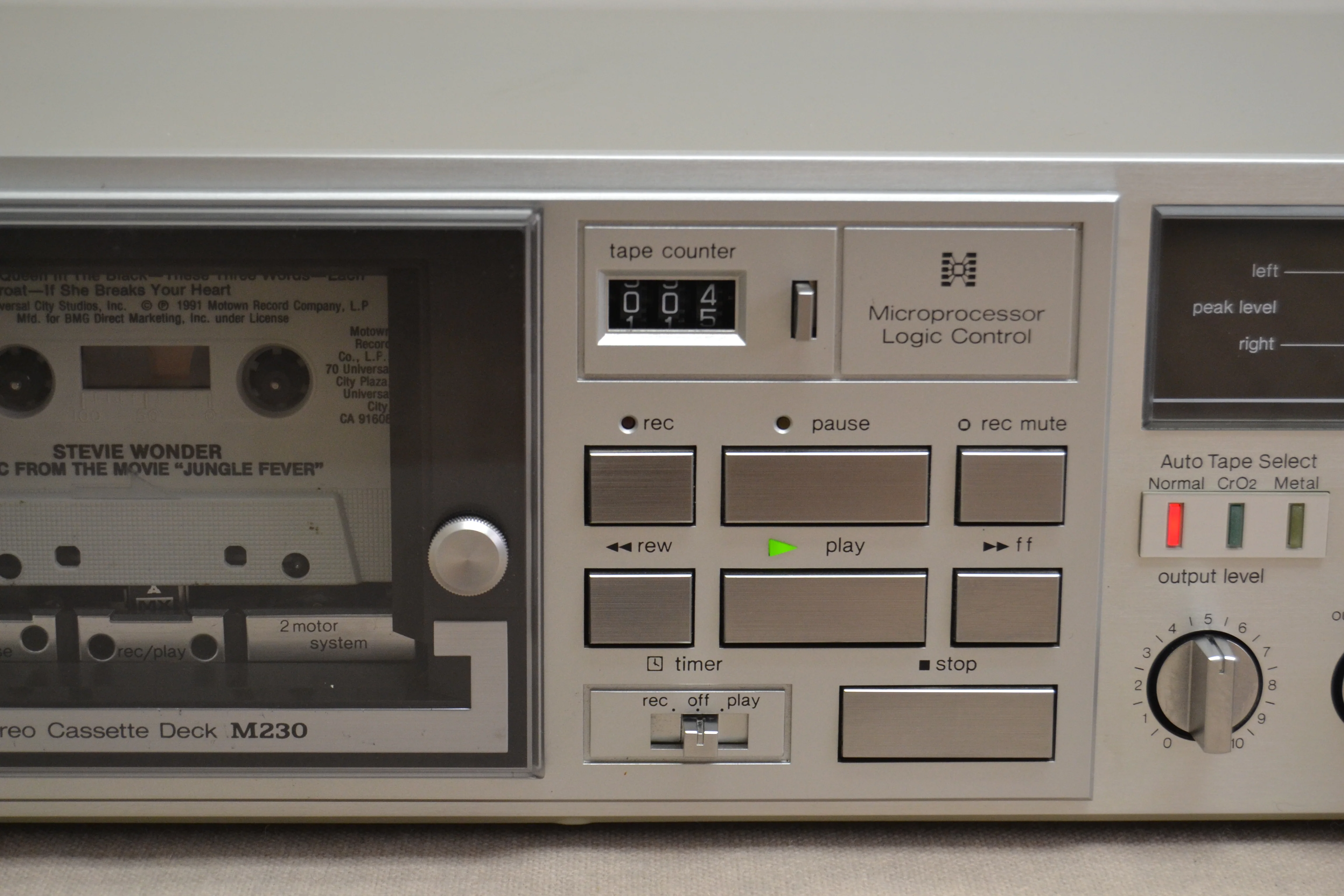 Technics RS-M230 Single Cassette Deck * Fully Serviced * New Belts - Image 3