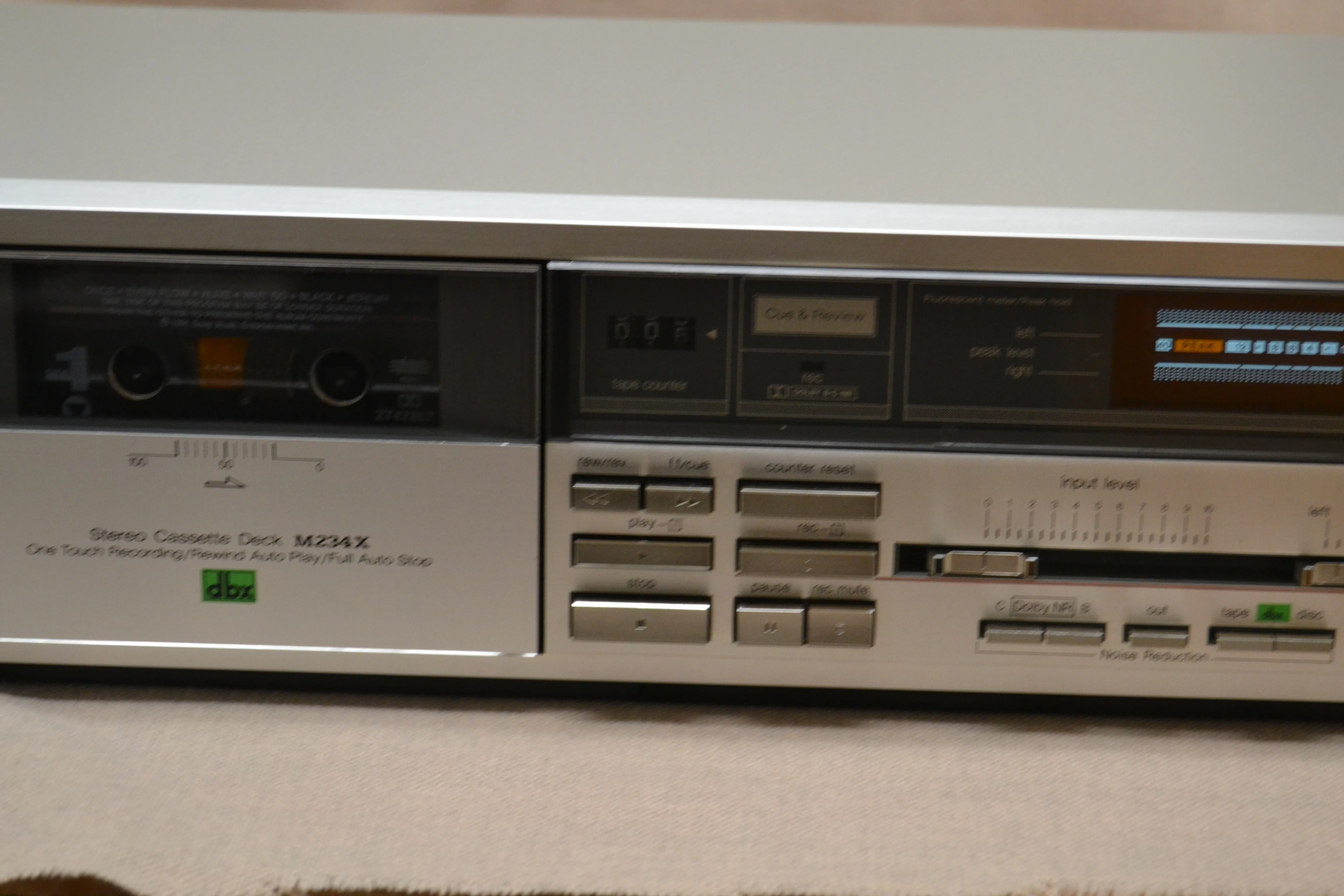 Technics RS-M234X Single Cassette Deck * Fully Serviced * New Belts - Image 3
